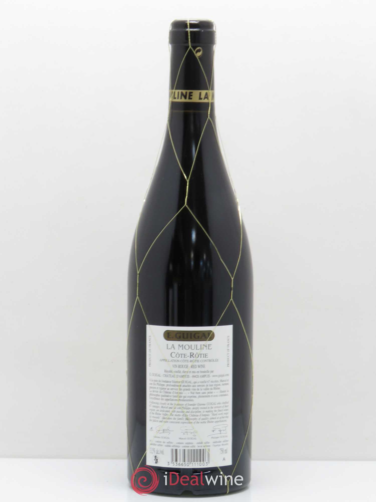 Côte-Rôtie La Mouline Guigal (sans prix de réserve) 2013 - Lot de 1 bouteille - 1