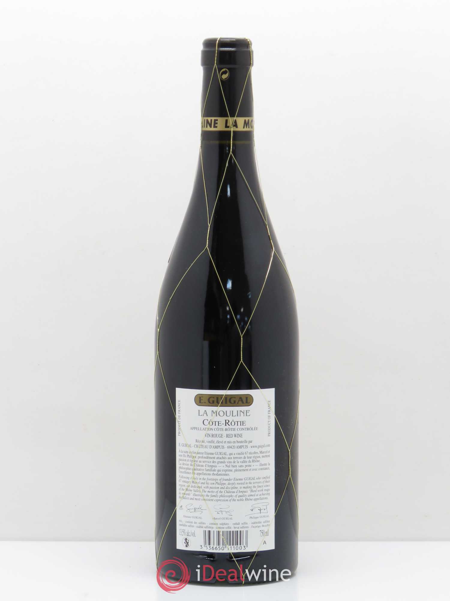 Côte-Rôtie La Mouline Guigal  (sans prix de réserve) 2013 - Lot de 1 bouteille - 1