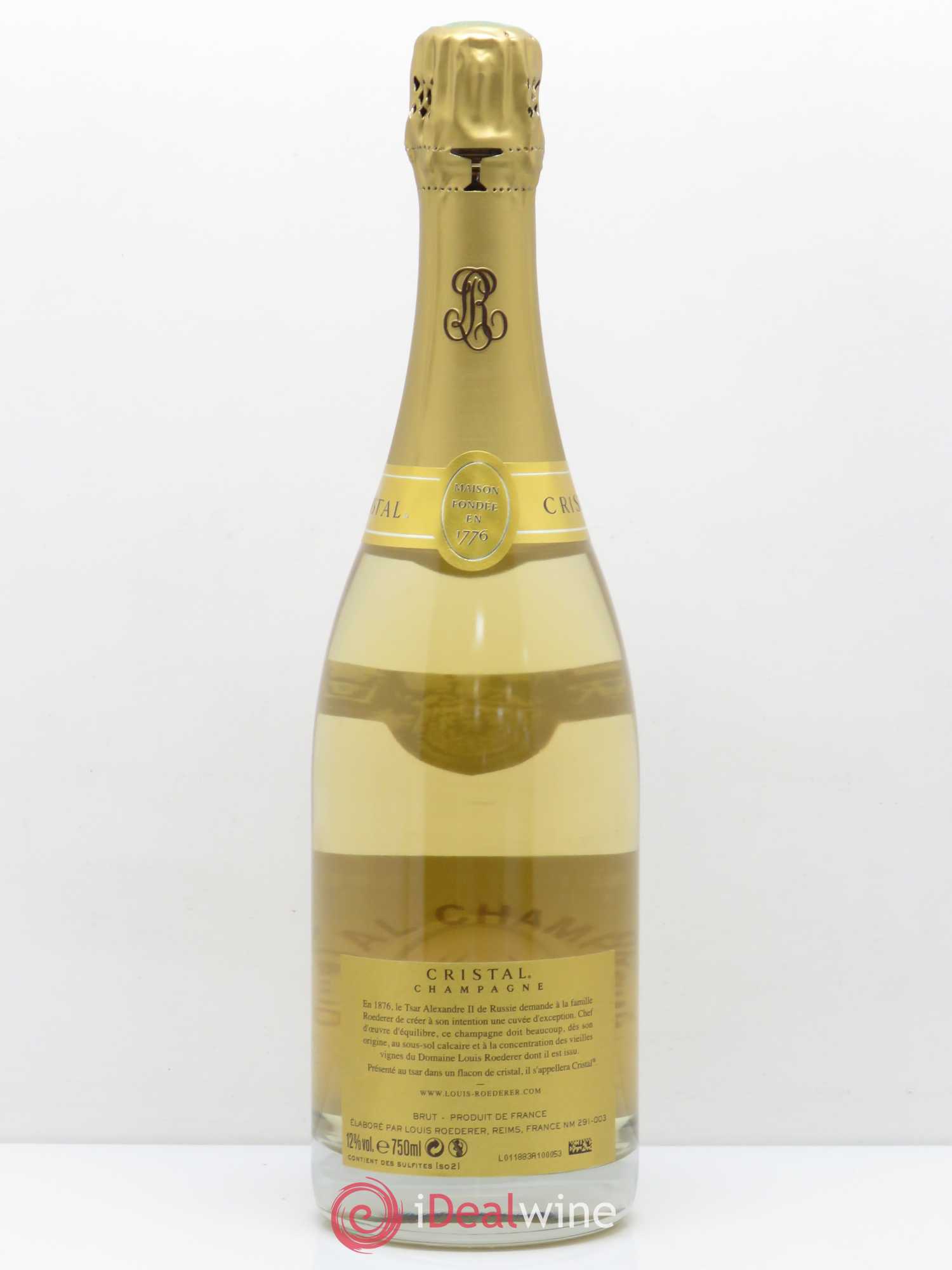 Cristal Louis Roederer 2009 - Lot de 1 bouteille - 1