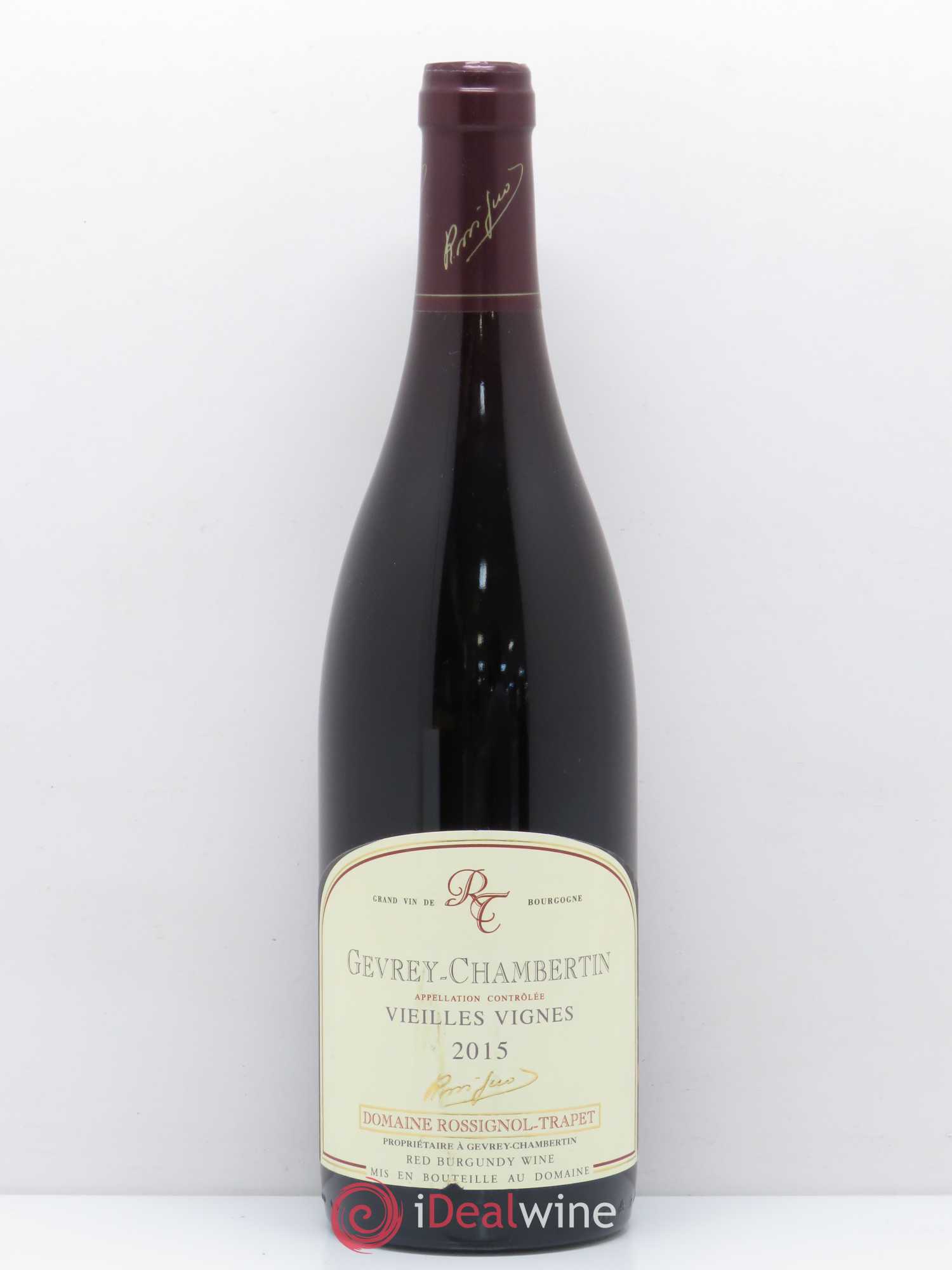 Gevrey-Chambertin Vieilles vignes Rossignol-Trapet (Domaine) 2015 - Lot de 1 bouteille - 0