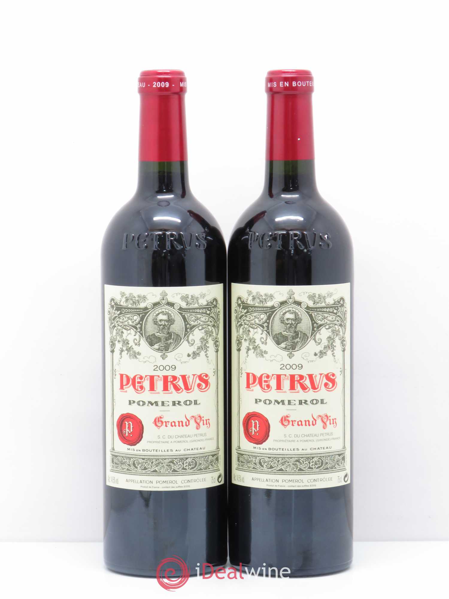 Petrus 2009 - Lot de 2 bouteilles - 0
