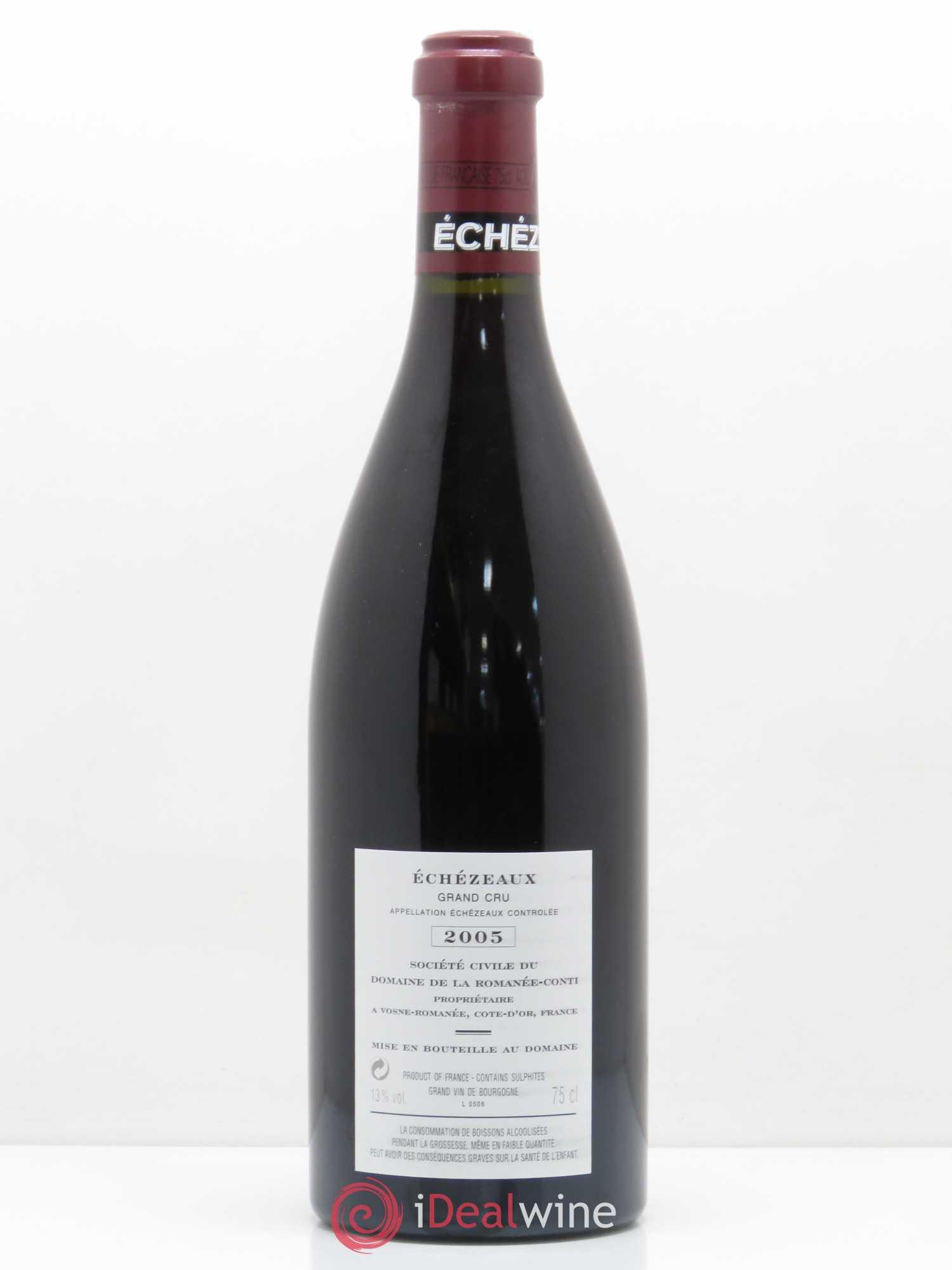 Echezeaux Grand Cru Domaine de la Romanée-Conti 2005 - Lot de 1 bouteille - 1