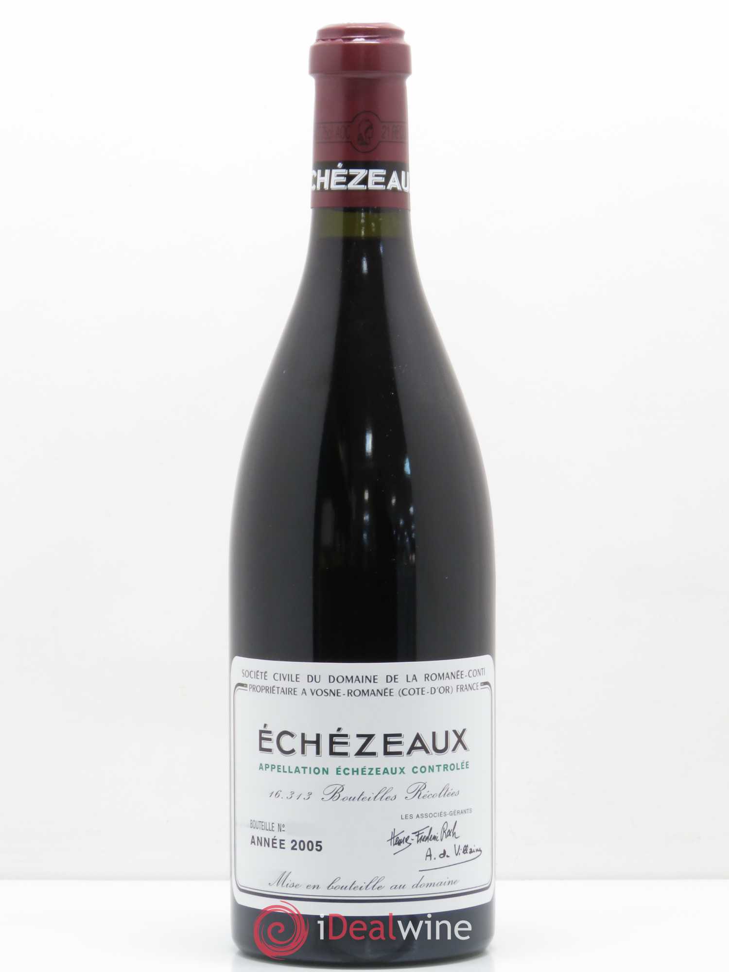 Echezeaux Grand Cru Domaine de la Romanée-Conti 2005 - Lot de 1 bouteille - 0