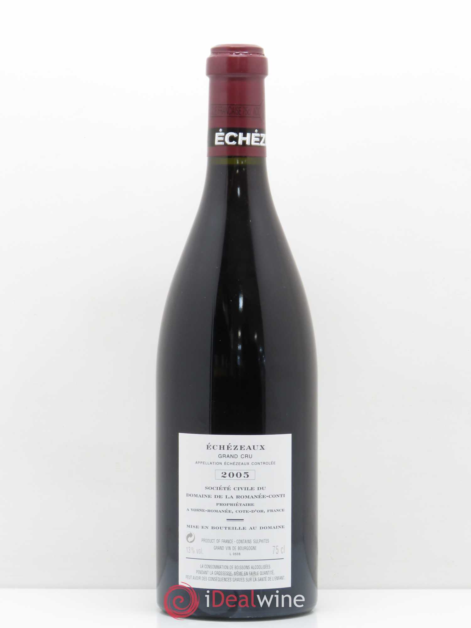 Echezeaux Grand Cru Domaine de la Romanée-Conti 2005 - Lot de 1 bouteille - 1