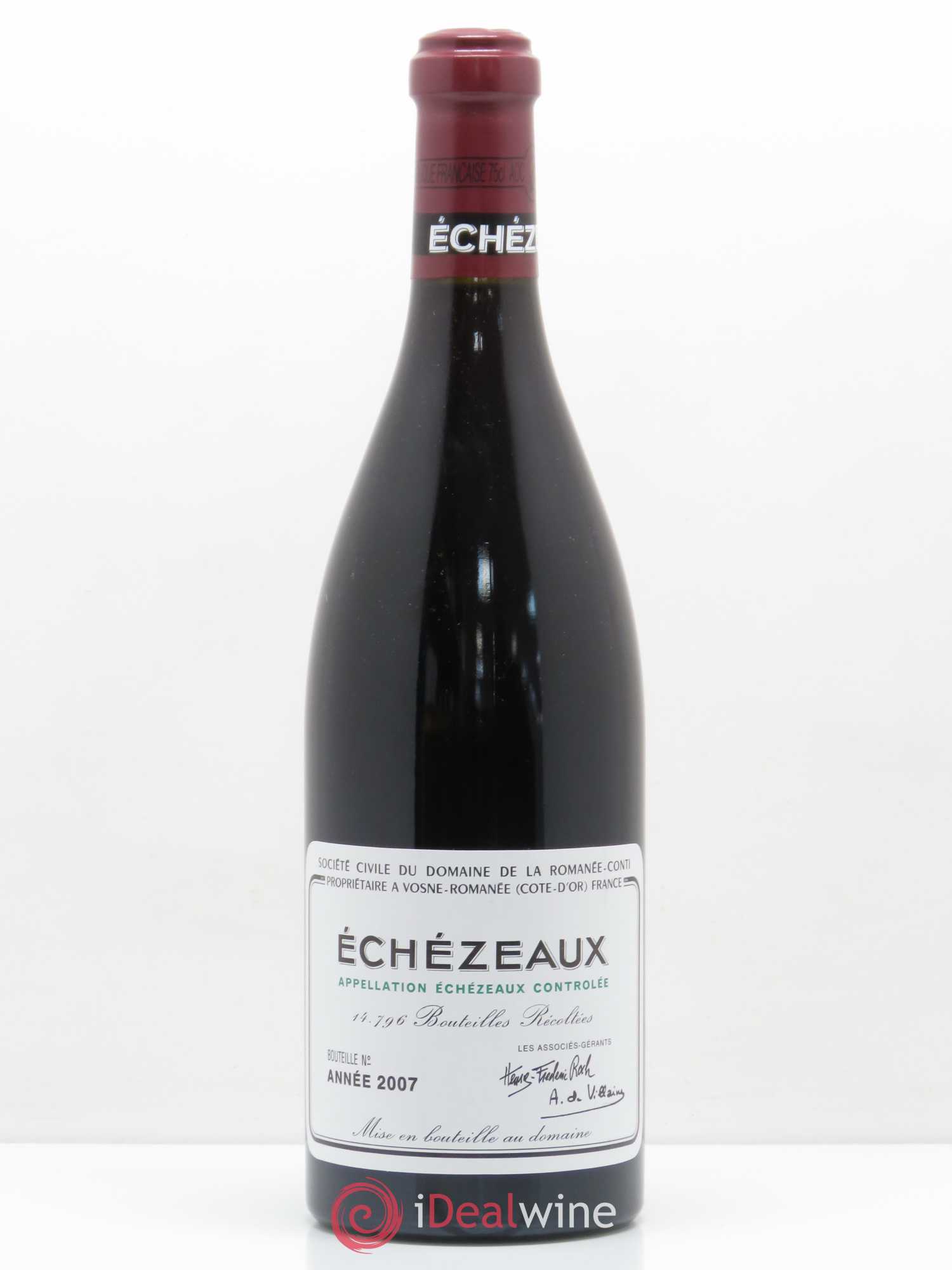 Echezeaux Grand Cru Domaine de la Romanée-Conti 2007 - Lot de 1 bouteille - 0
