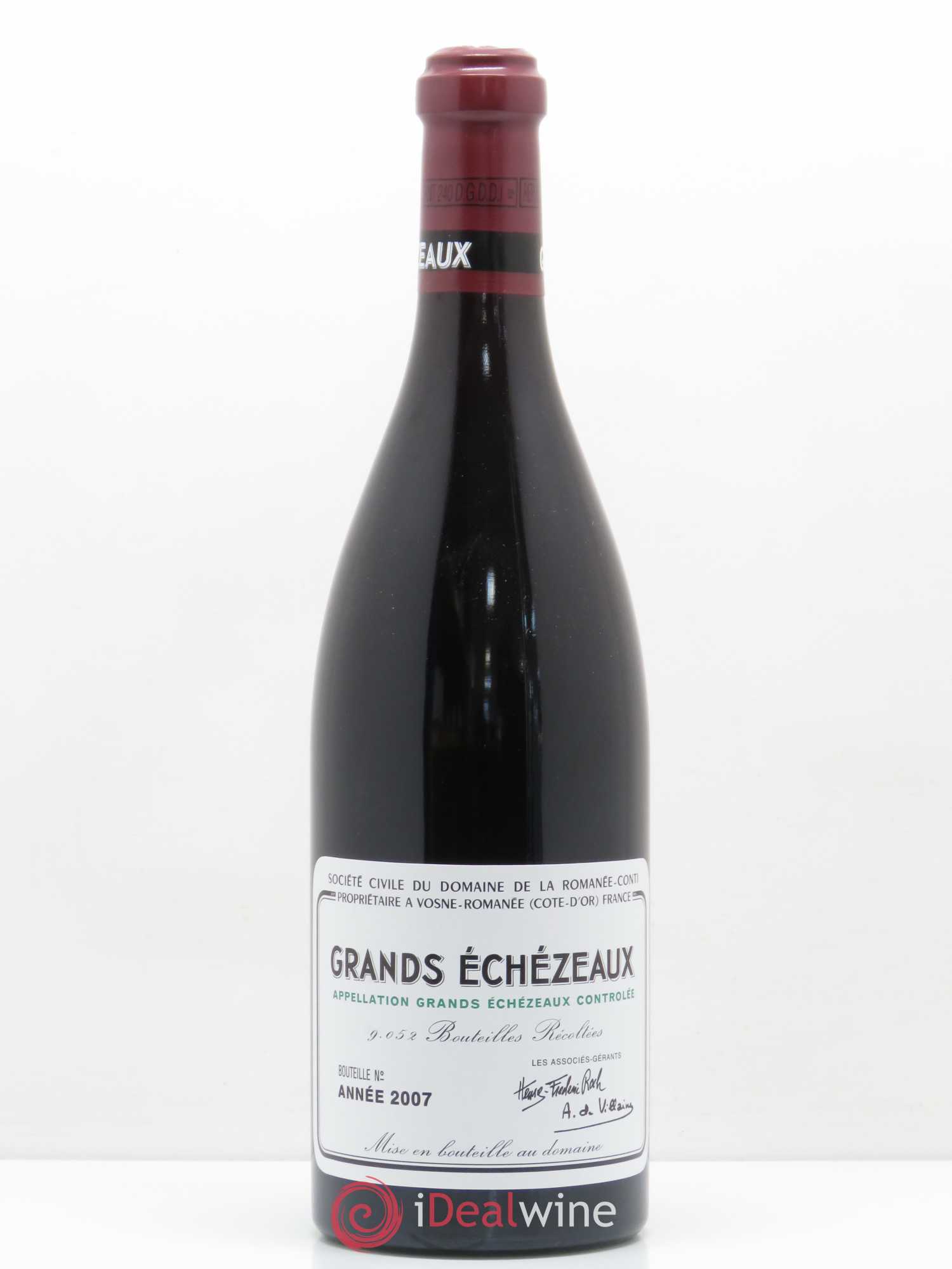 Grands-Echezeaux Grand Cru Domaine de la Romanée-Conti 2007 - Lot de 1 bouteille - 0