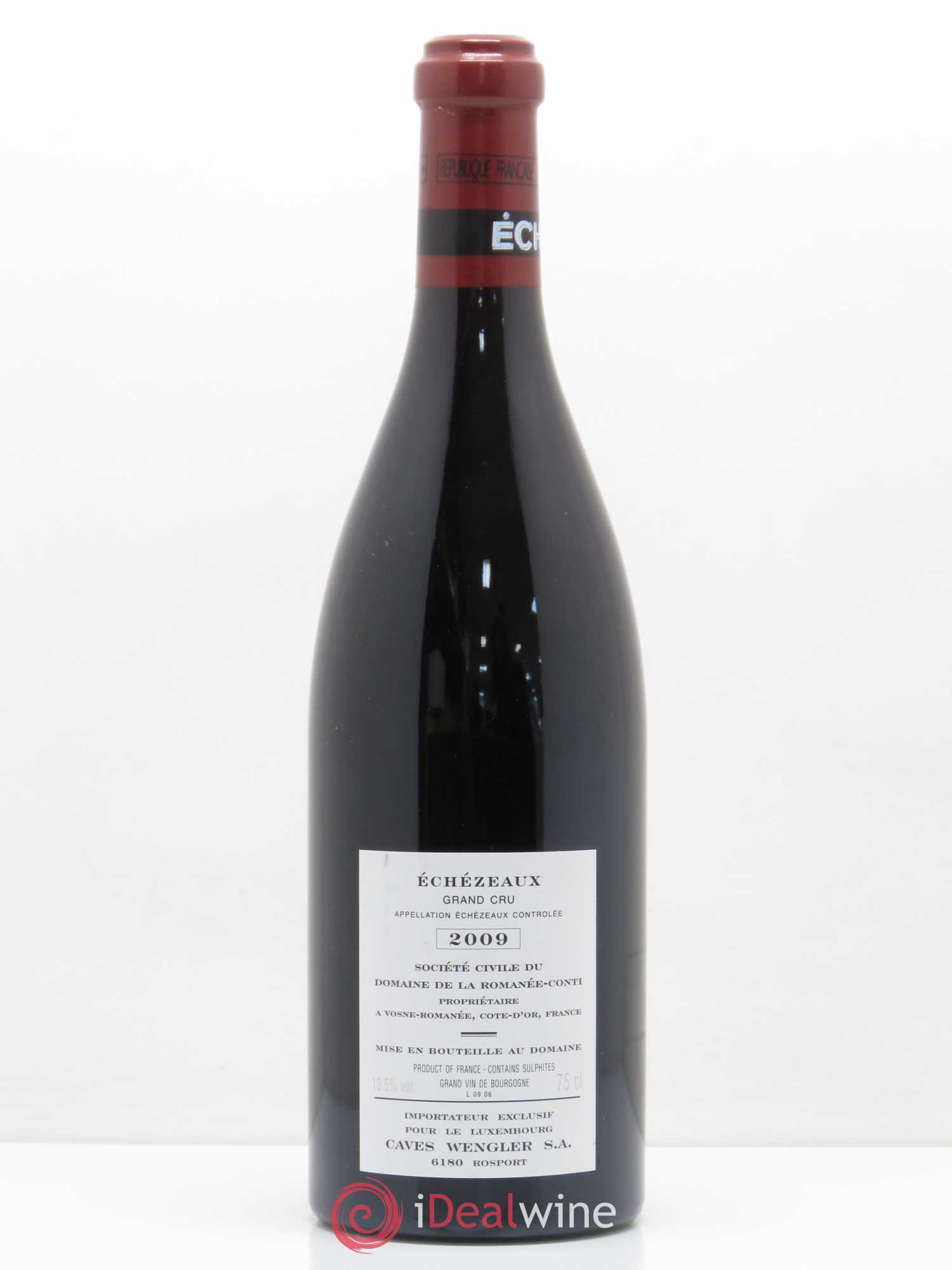 Echezeaux Grand Cru Domaine de la Romanée-Conti 2009 - Lot de 1 bouteille - 1