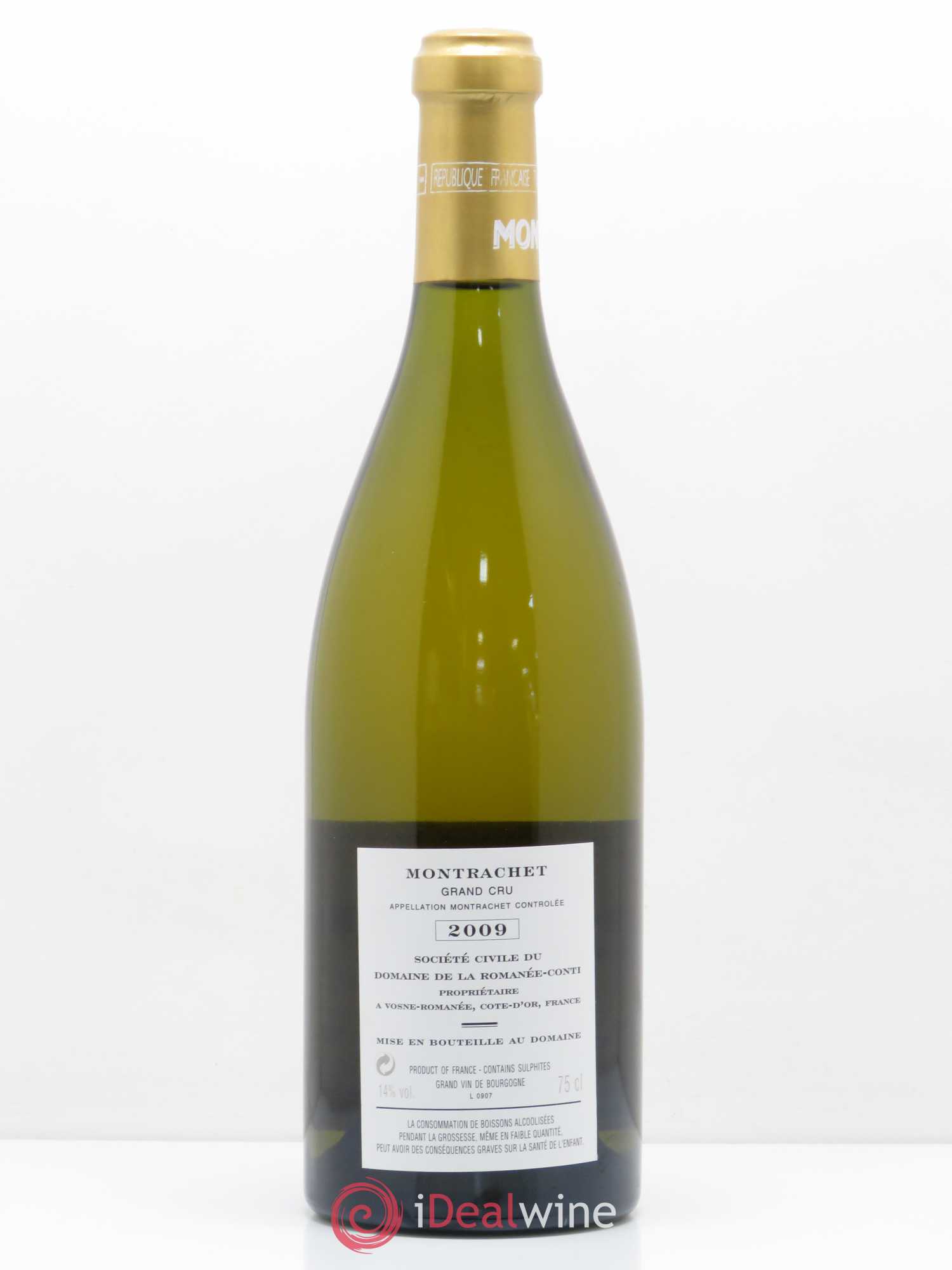 Montrachet Grand Cru Domaine de la Romanée-Conti 2009 - Lot de 1 bouteille - 1