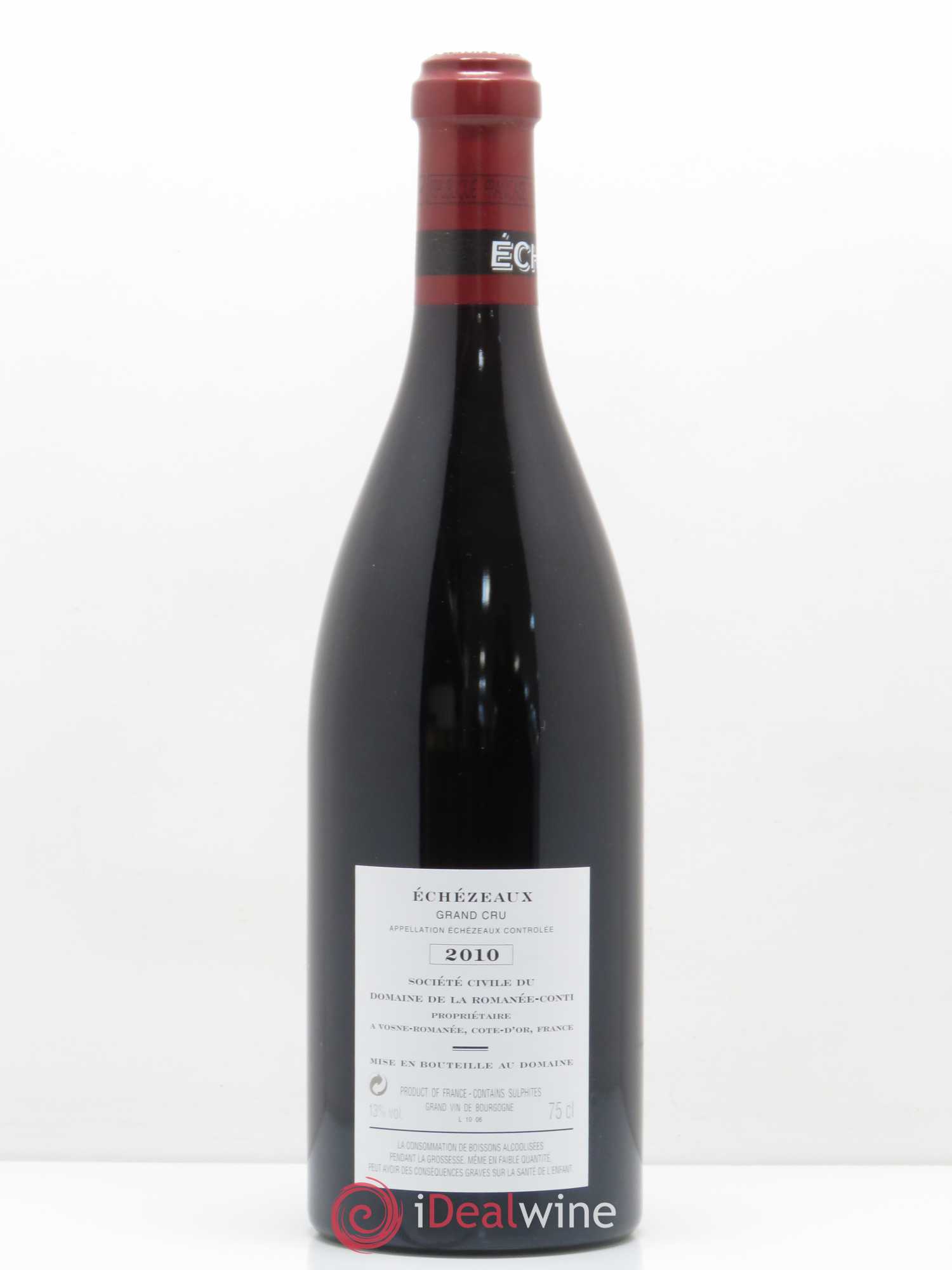 Echezeaux Grand Cru Domaine de la Romanée-Conti 2010 - Lot de 1 bouteille - 1