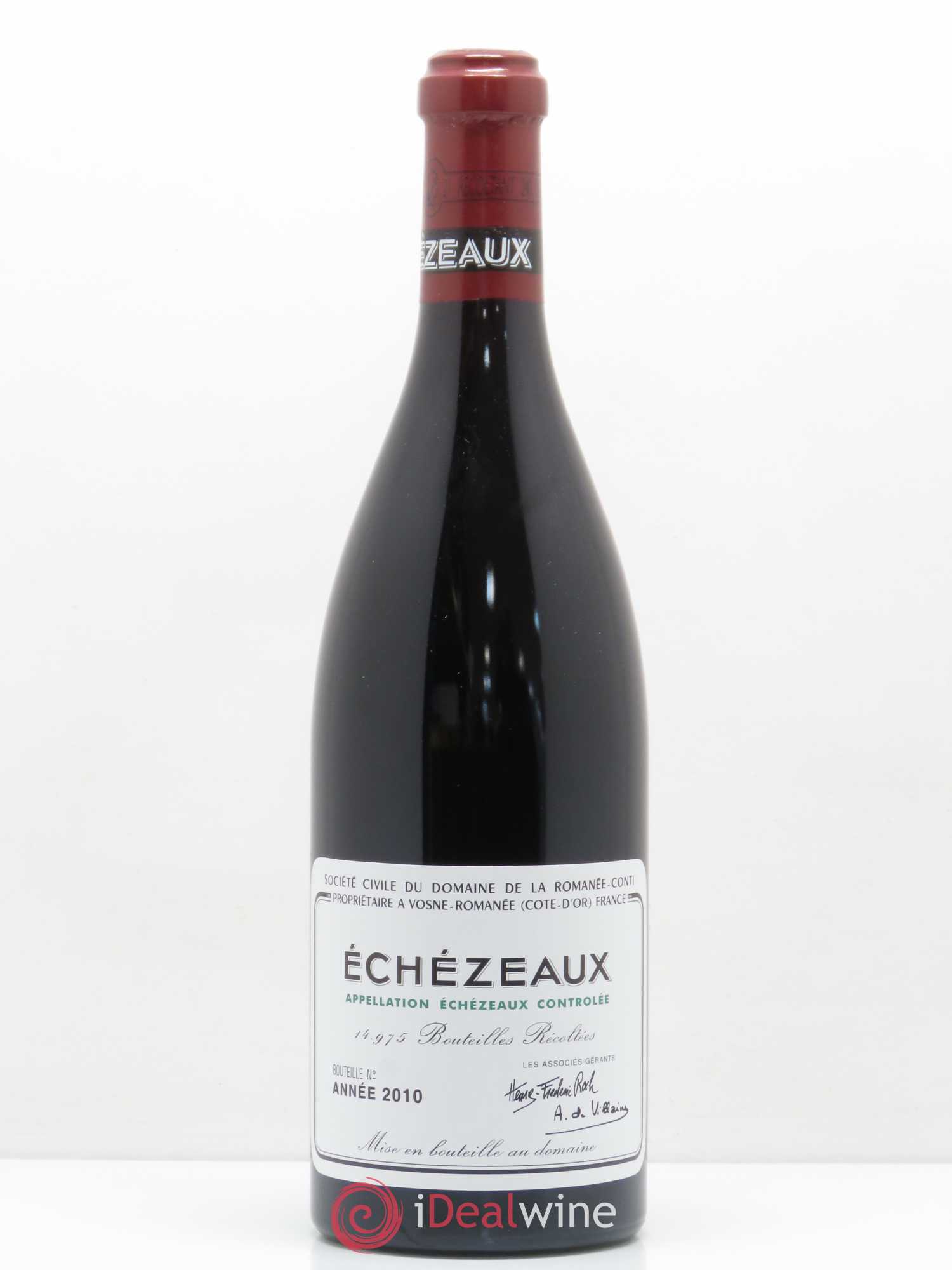 Echezeaux Grand Cru Domaine de la Romanée-Conti 2010 - Lot de 1 bouteille - 0