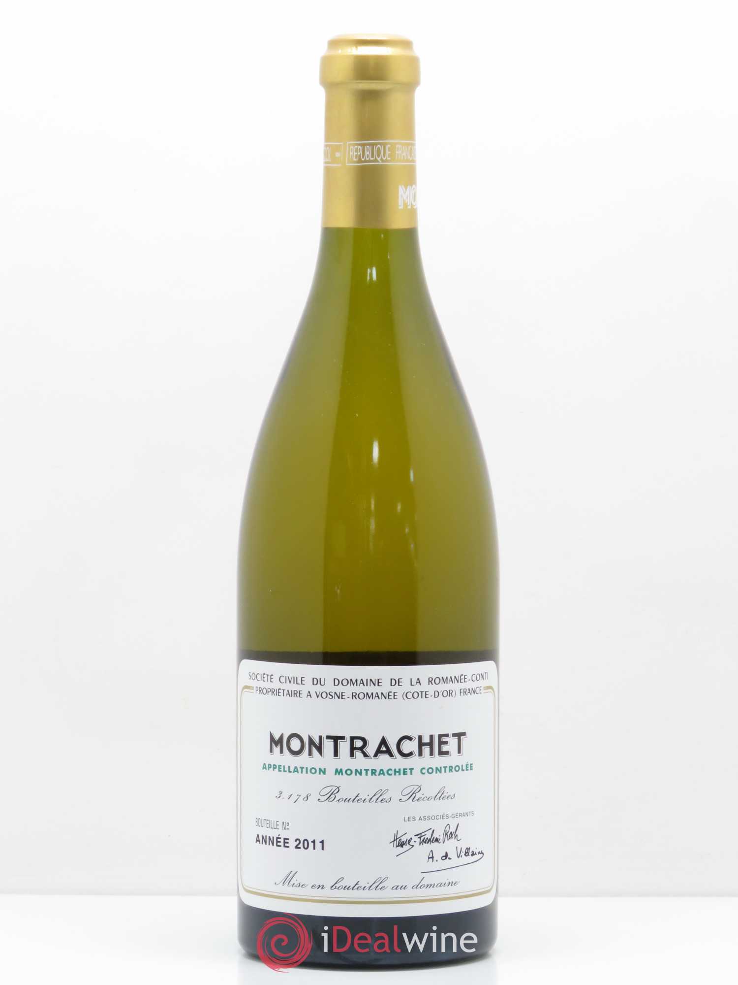 Montrachet Grand Cru Domaine de la Romanée-Conti 2011 - Lot de 1 bouteille - 0