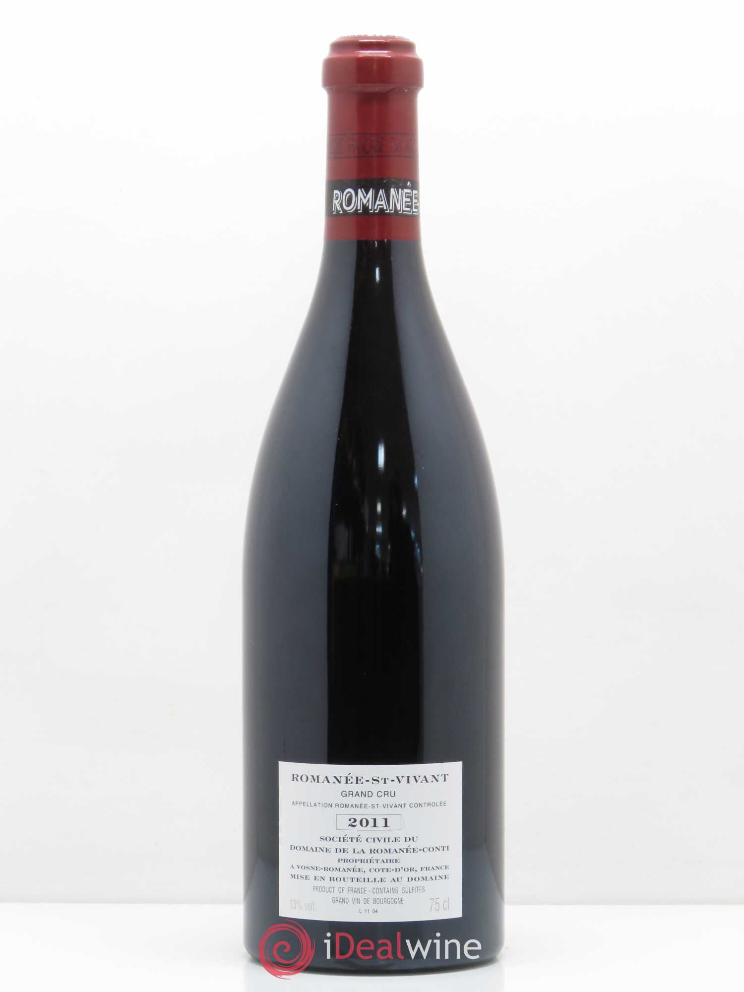 Romanée-Saint-Vivant Grand Cru Domaine de la Romanée-Conti Marey Monge 2011 - Lot de 1 bouteille - 1