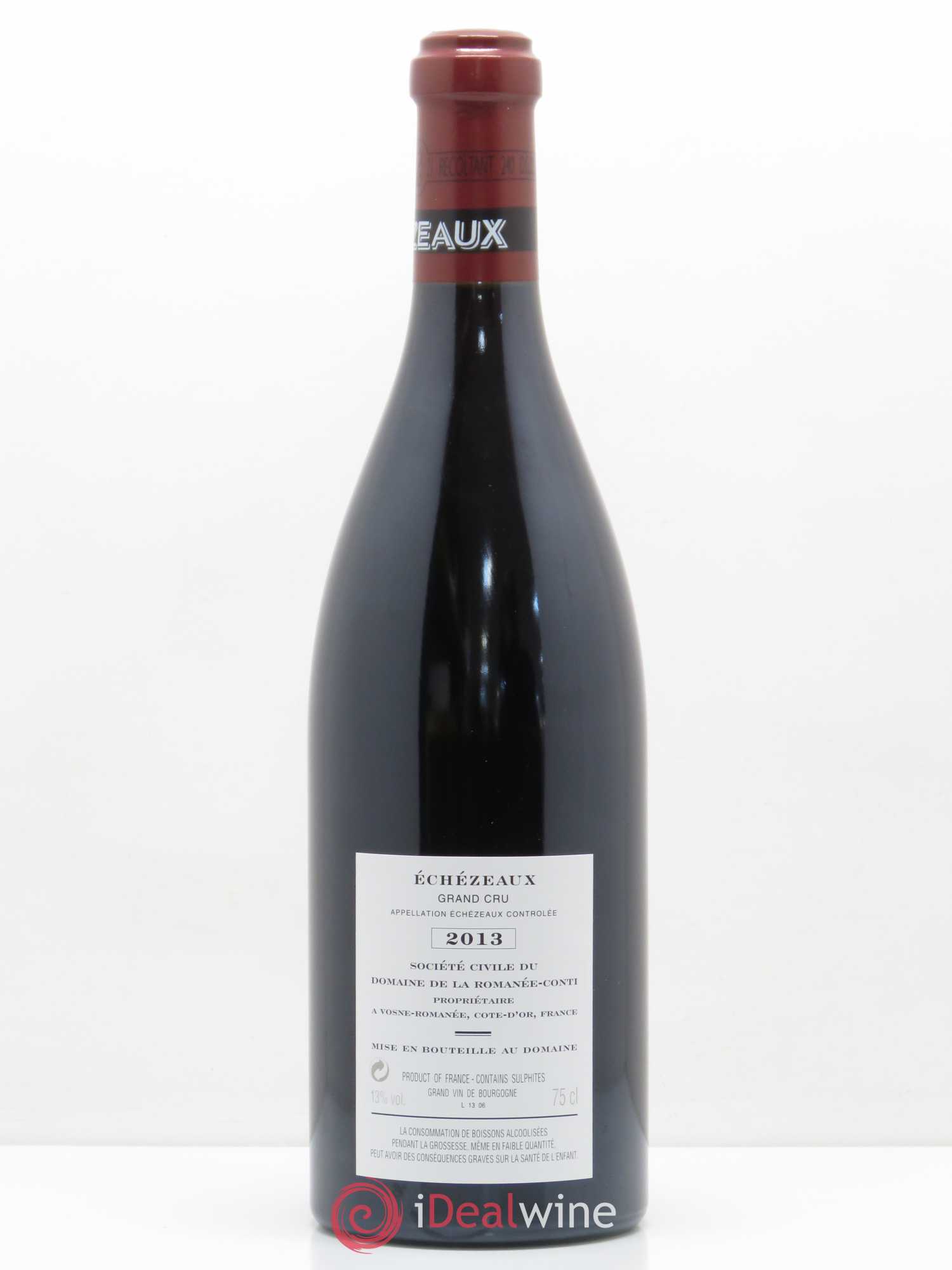 Echezeaux Grand Cru Domaine de la Romanée-Conti 2013 - Lot de 1 bouteille - 1