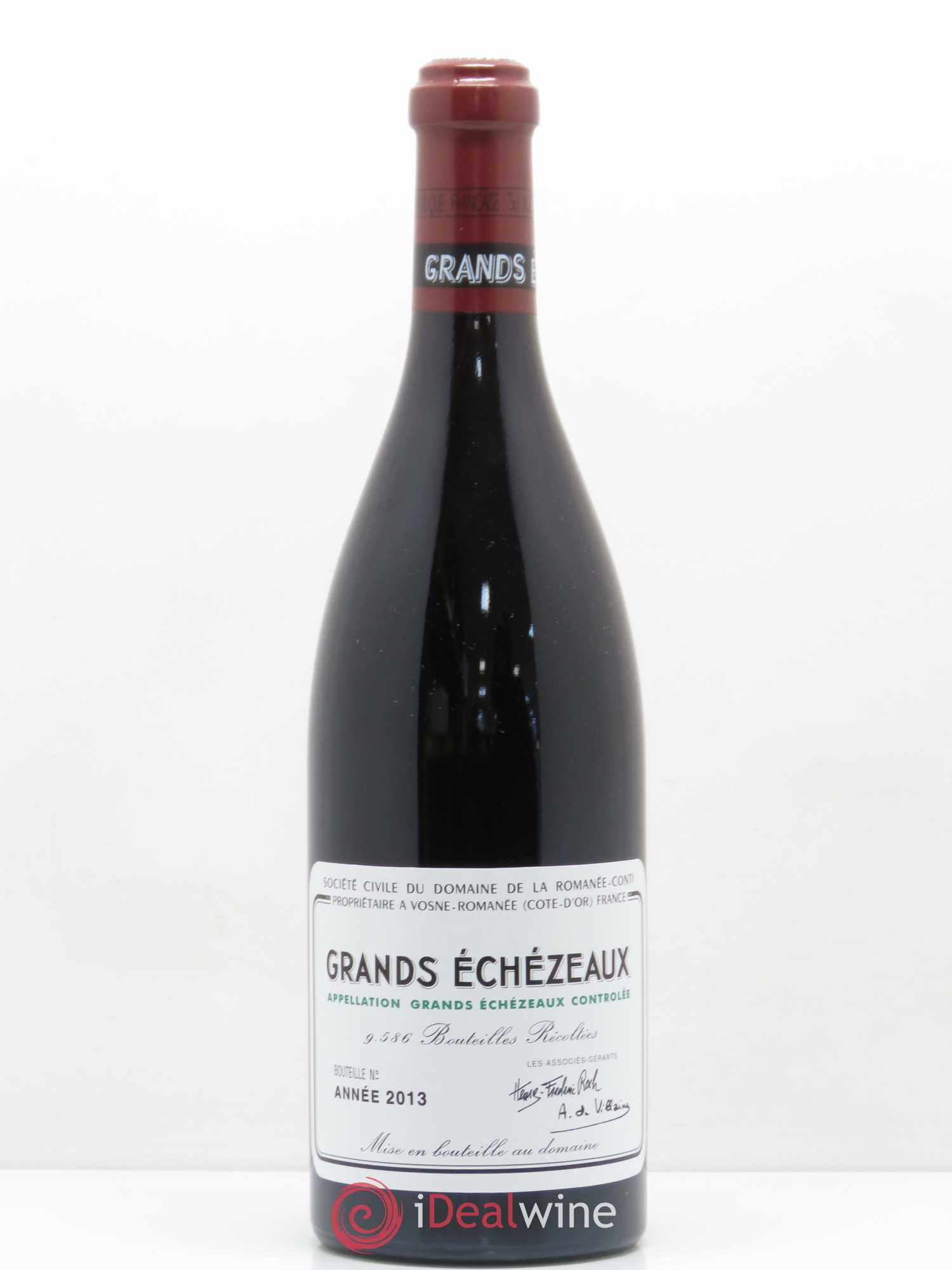 Grands-Echezeaux Grand Cru Domaine de la Romanée-Conti 2013 - Lot de 1 bouteille - 0