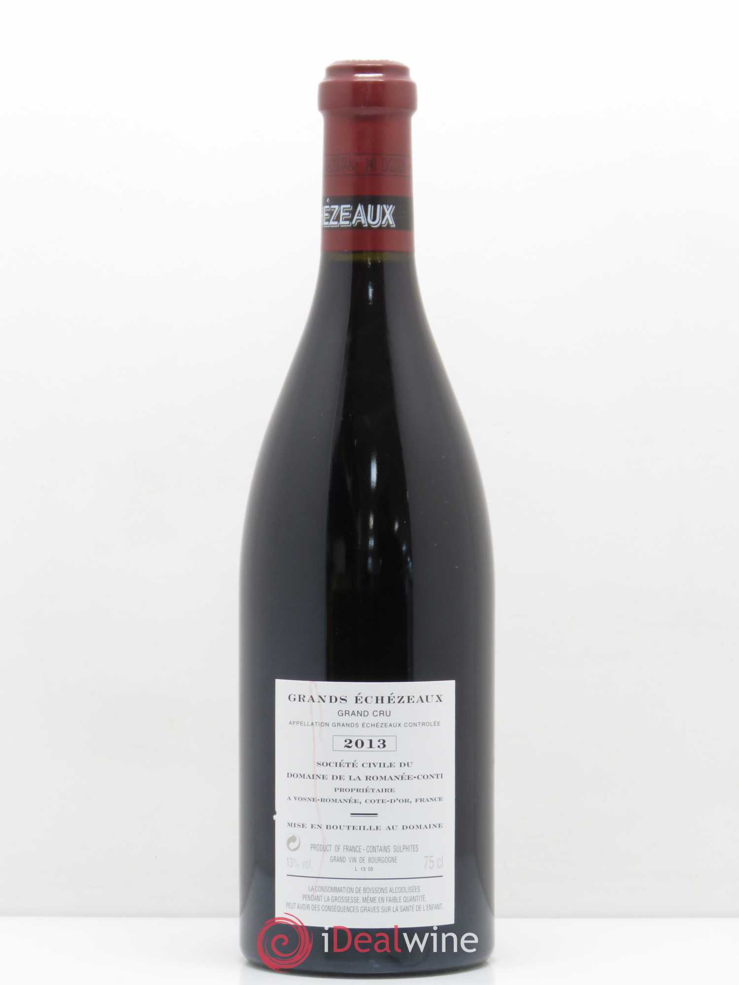 Grands-Echezeaux Grand Cru Domaine de la Romanée-Conti 2013 - Lot de 1 bouteille - 1