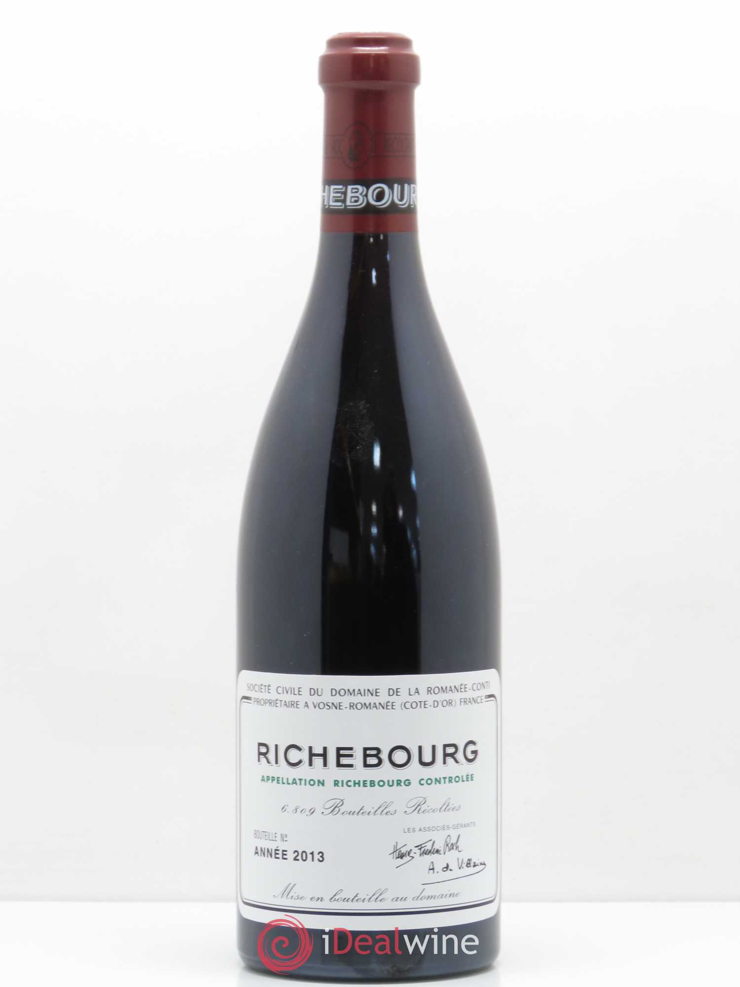 Richebourg Grand Cru Domaine de la Romanée-Conti 2013 - Lot de 1 bouteille - 0