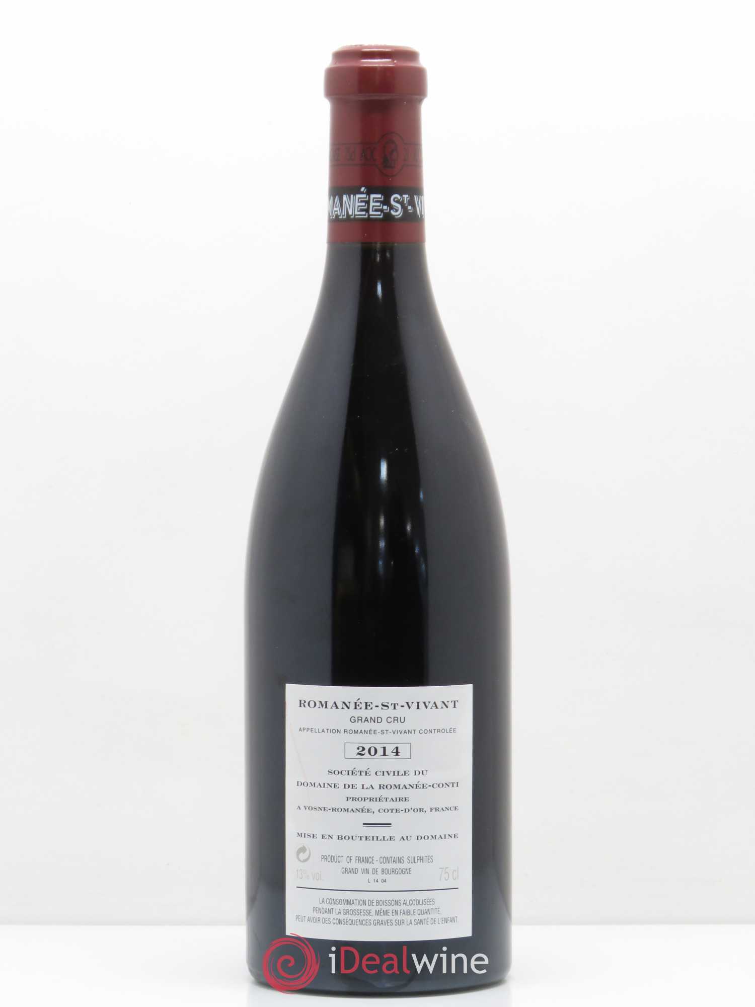 Romanée-Saint-Vivant Grand Cru Domaine de la Romanée-Conti Marey Monge 2014 - Posten von 1 Flasche - 1