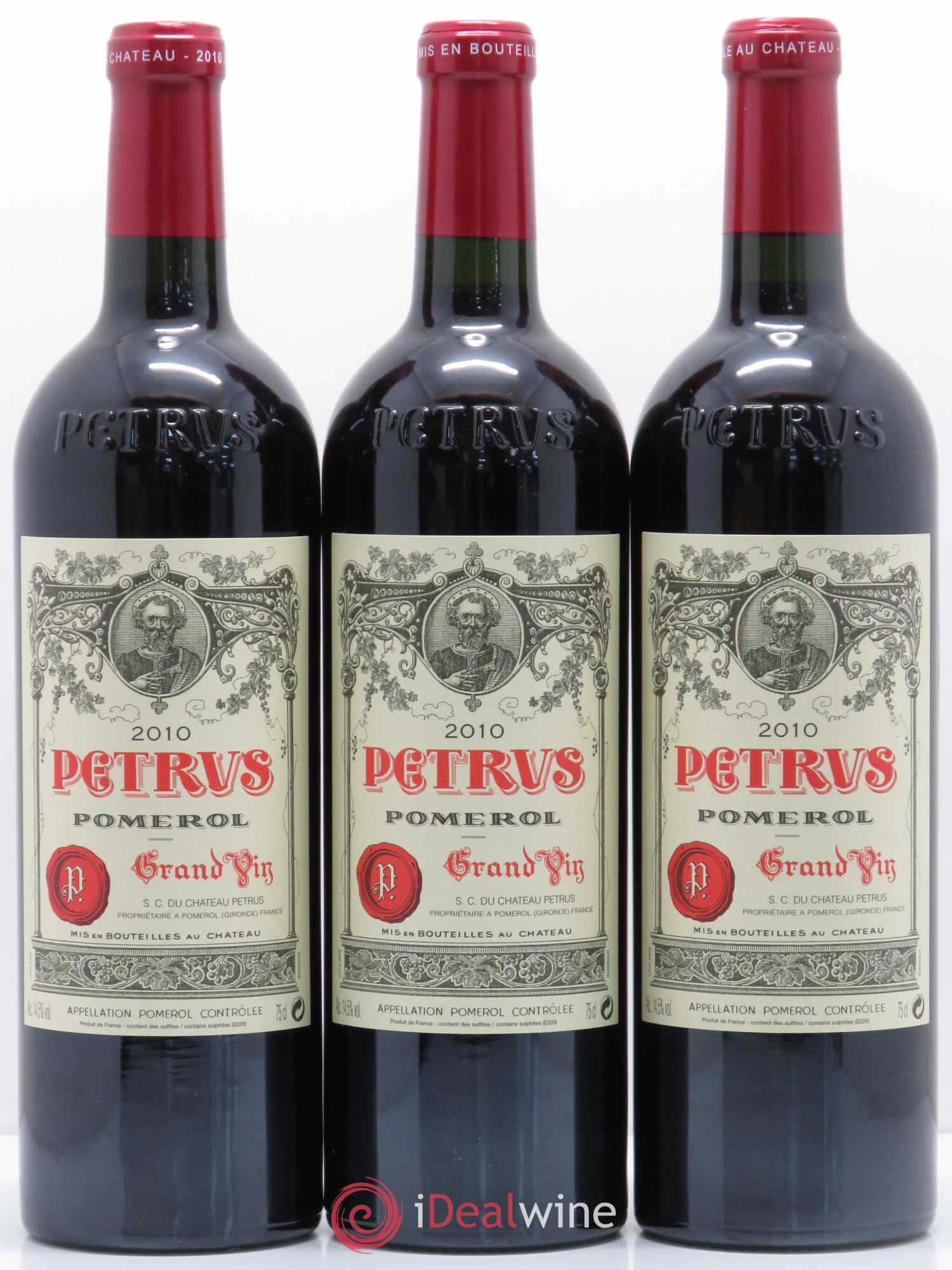 Petrus 2010 - Lot de 6 bouteilles - 1