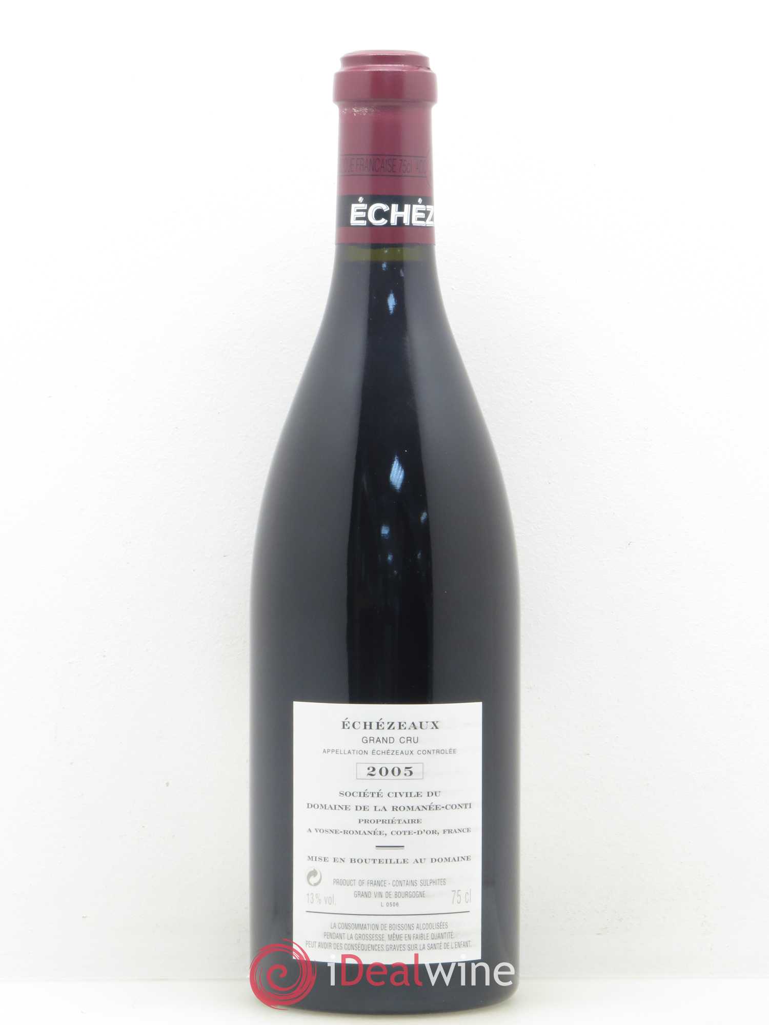 Echezeaux Grand Cru Domaine de la Romanée-Conti 2005 - Lot de 1 bouteille - 1