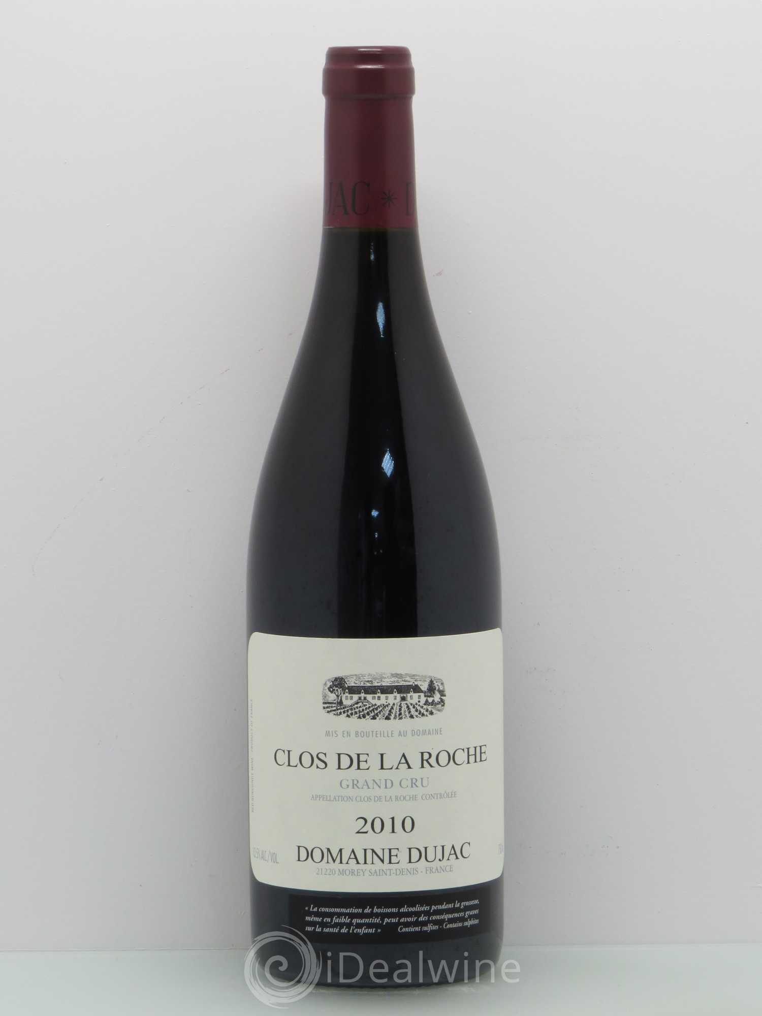 Clos de la Roche Grand Cru Dujac (Domaine) 2010 - Lot de 1 bouteille - 0