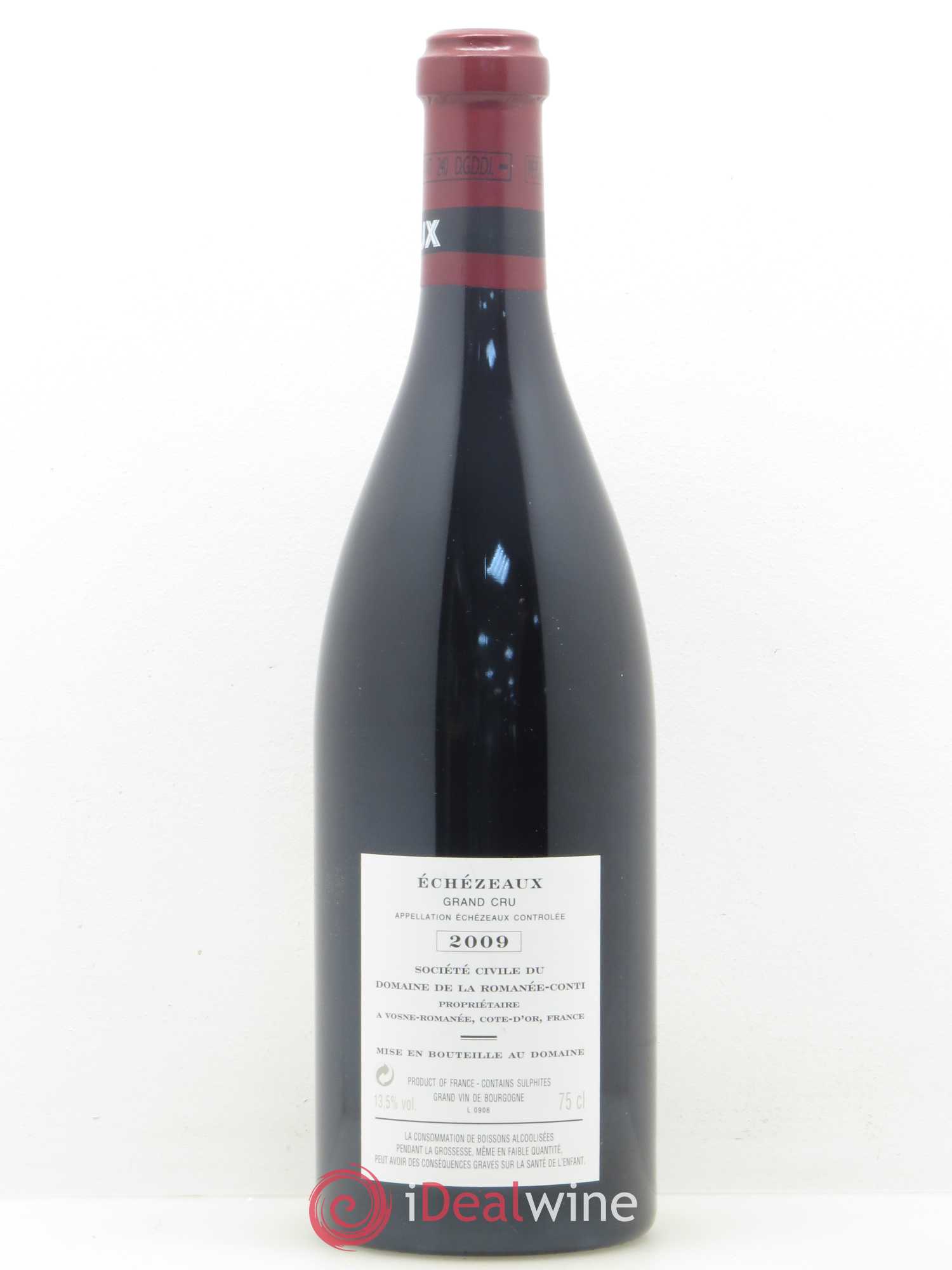 Echezeaux Grand Cru Domaine de la Romanée-Conti 2009 - Lot de 1 bouteille - 1