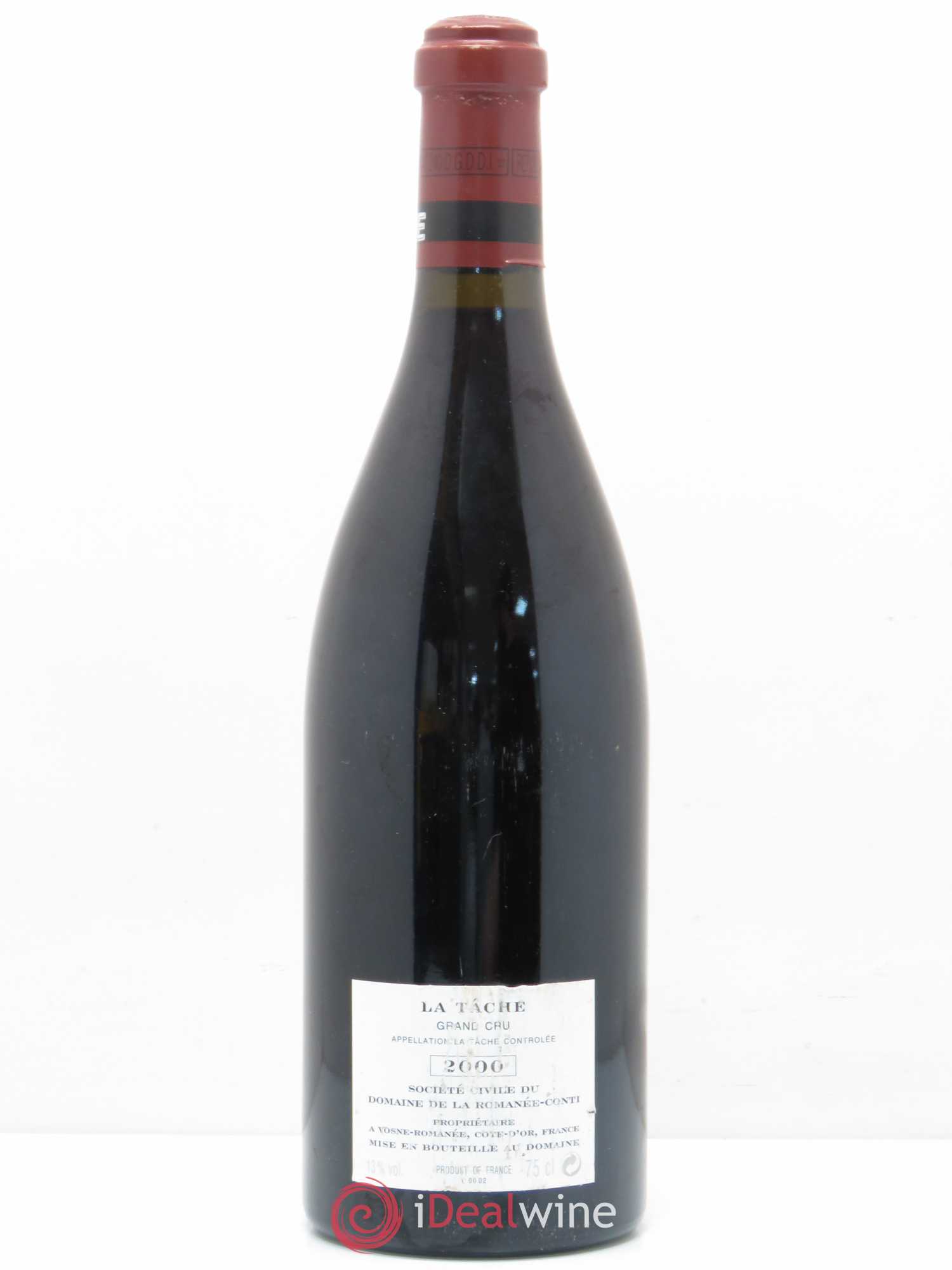 La Tâche Grand Cru Domaine de la Romanée-Conti 2000 - Lot de 1 bouteille - 1