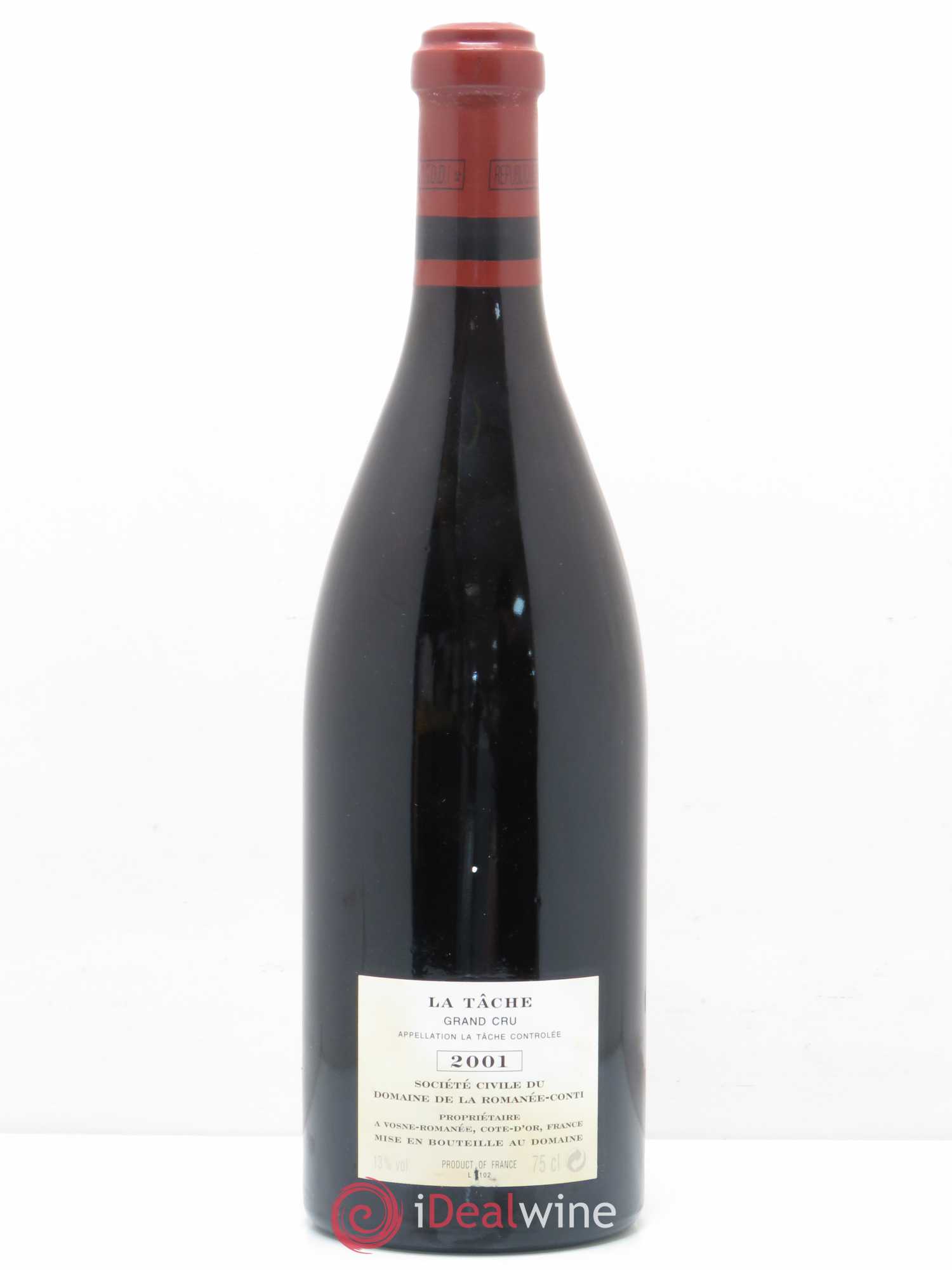 La Tâche Grand Cru Domaine de la Romanée-Conti 2001 - Lot de 1 bouteille - 1