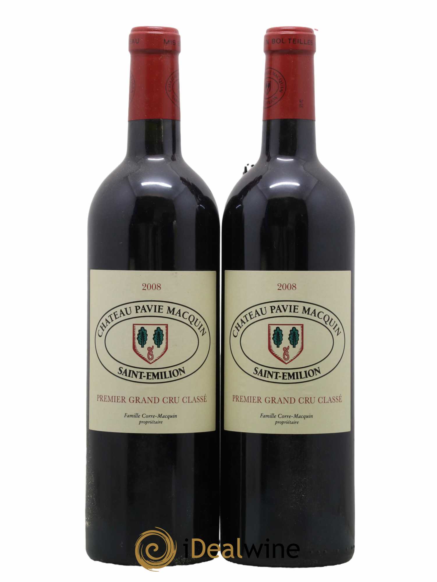 Château Pavie Macquin 1er Grand Cru Classé B 2008 - Lot de 2 bouteilles - 0