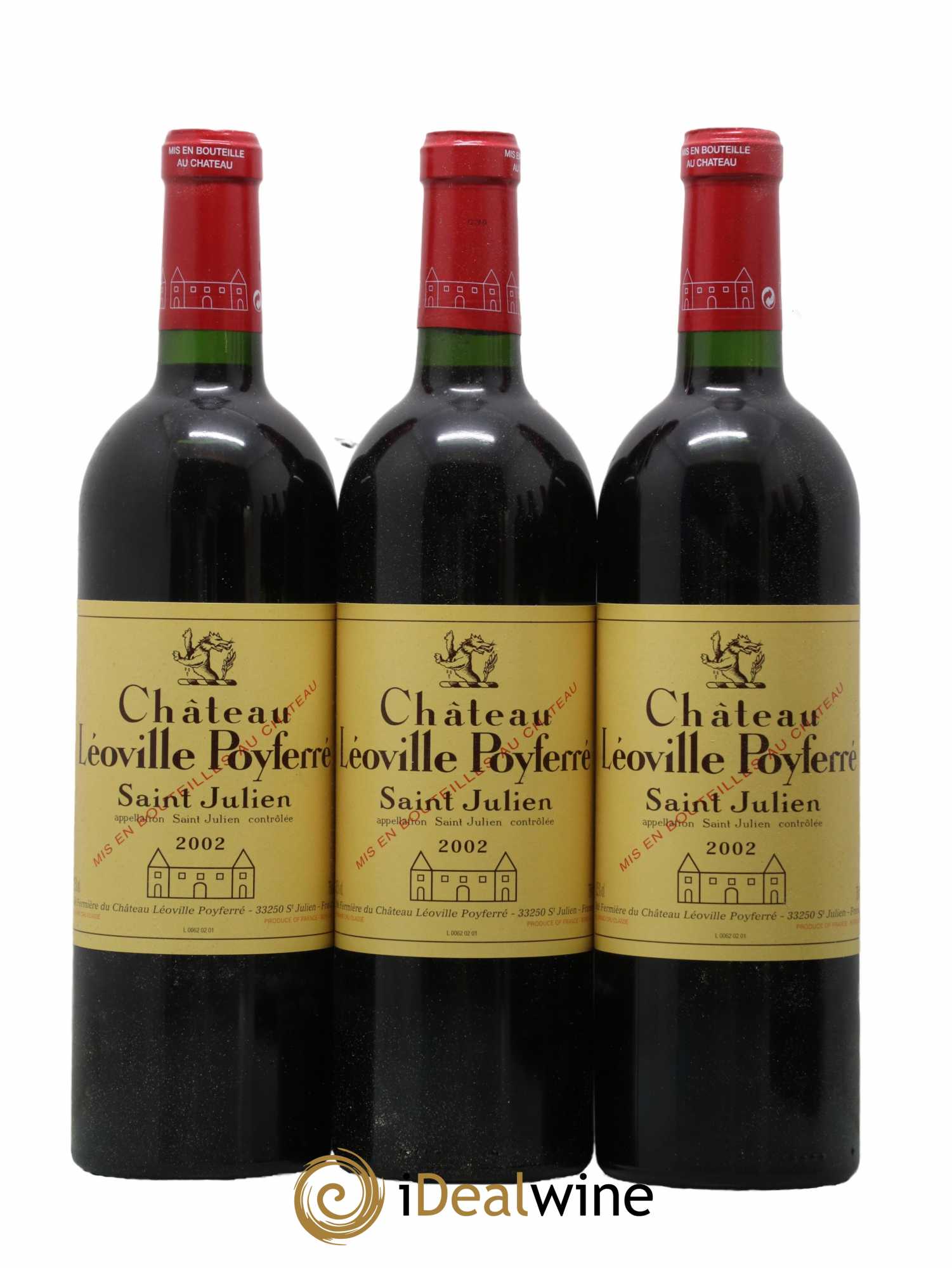 Château Léoville Poyferré 2ème Grand Cru Classé 2002 - Lot de 12 bouteilles - 3