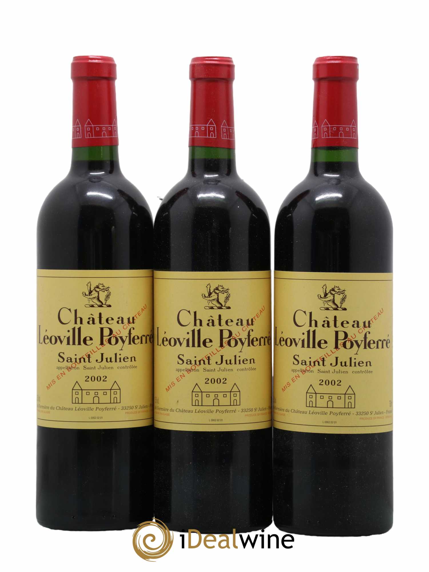 Château Léoville Poyferré 2ème Grand Cru Classé 2002 - Lot de 12 bouteilles - 4