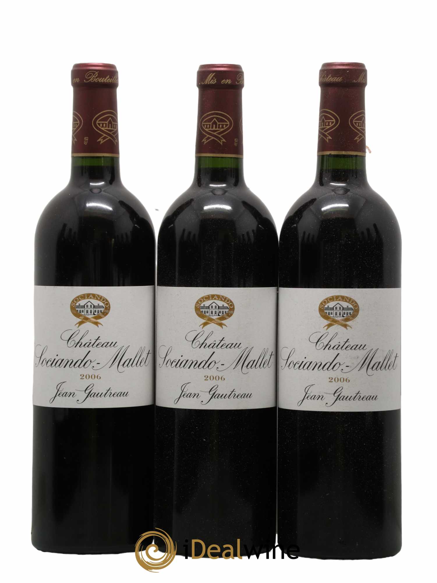 Château Sociando Mallet 2006 - Lot de 12 bouteilles - 1
