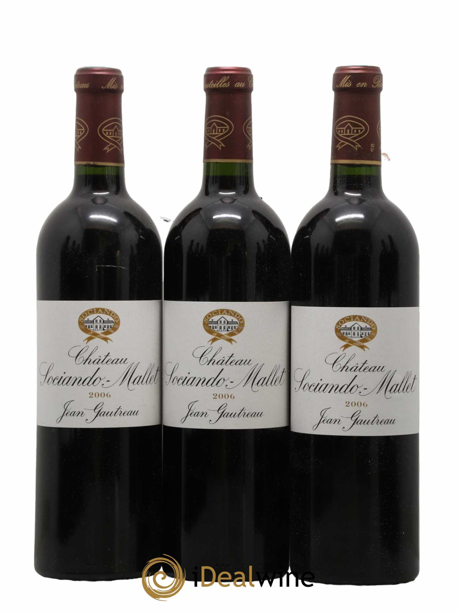 Château Sociando Mallet 2006 - Lot de 12 bouteilles - 2