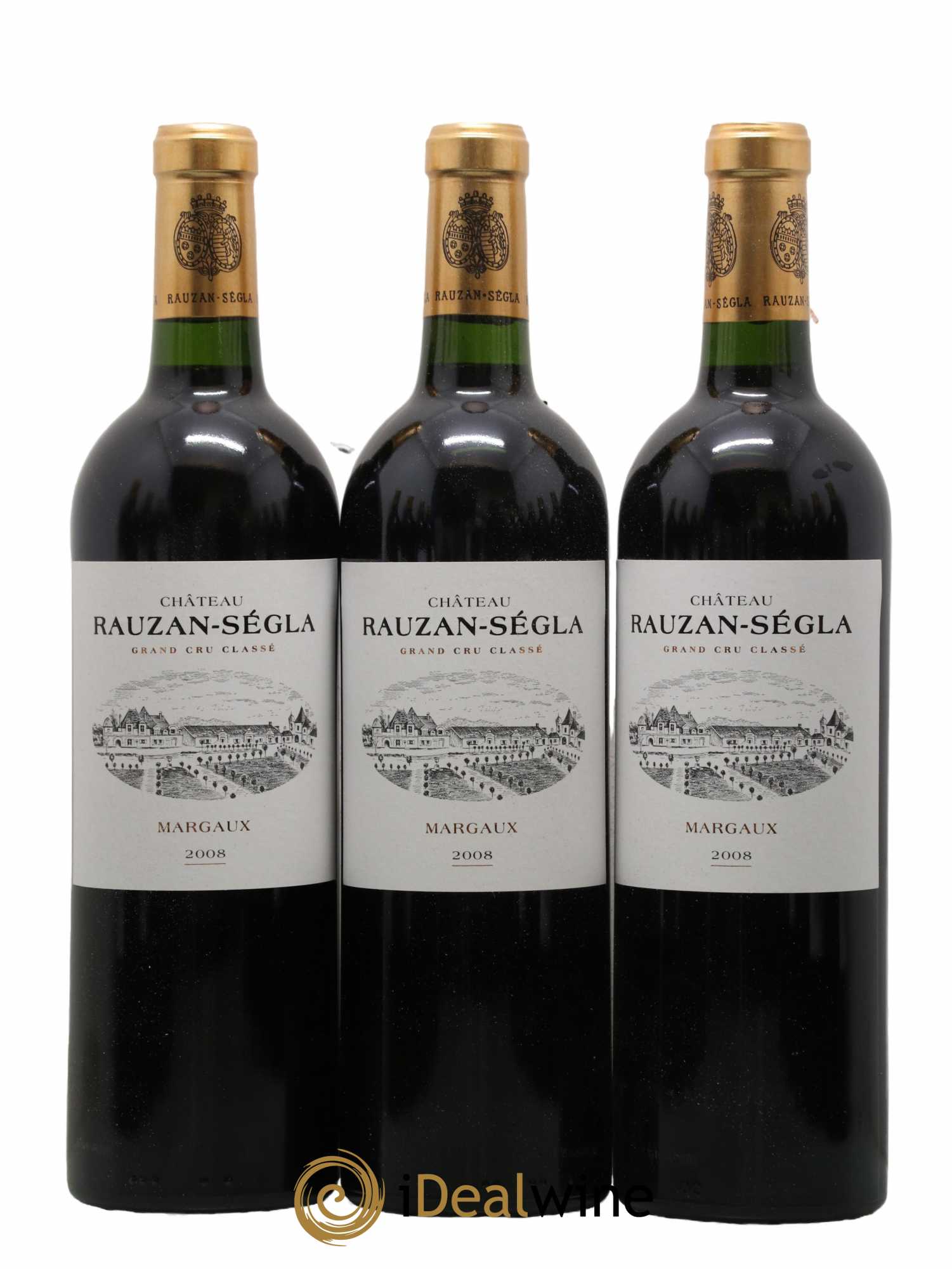 Château Rauzan Ségla Grand Cru Classé 2008 - Lot de 12 bouteilles - 1