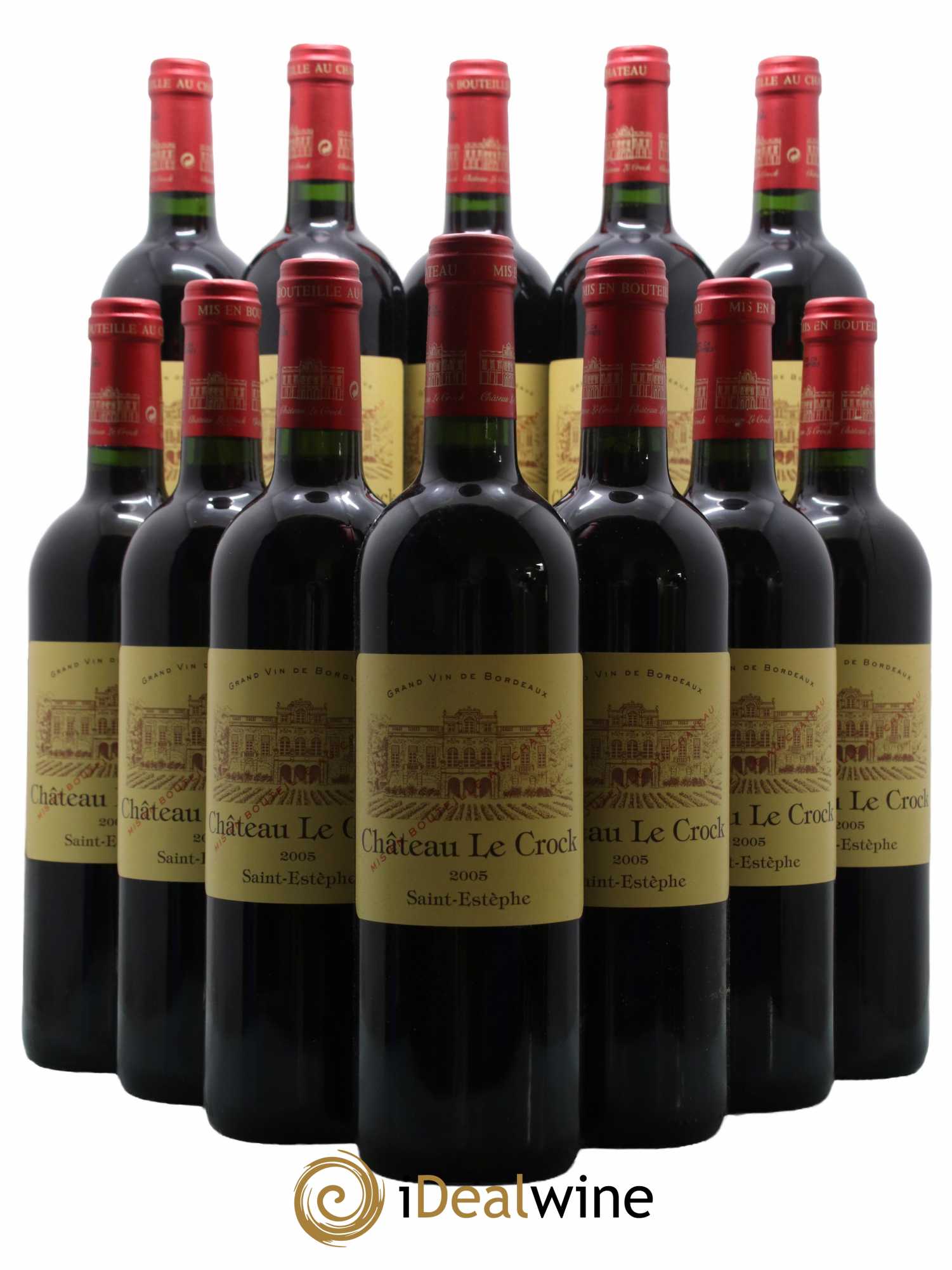 Château le Crock Cru Bourgeois 2005 - Lot de 12 bouteilles - 0