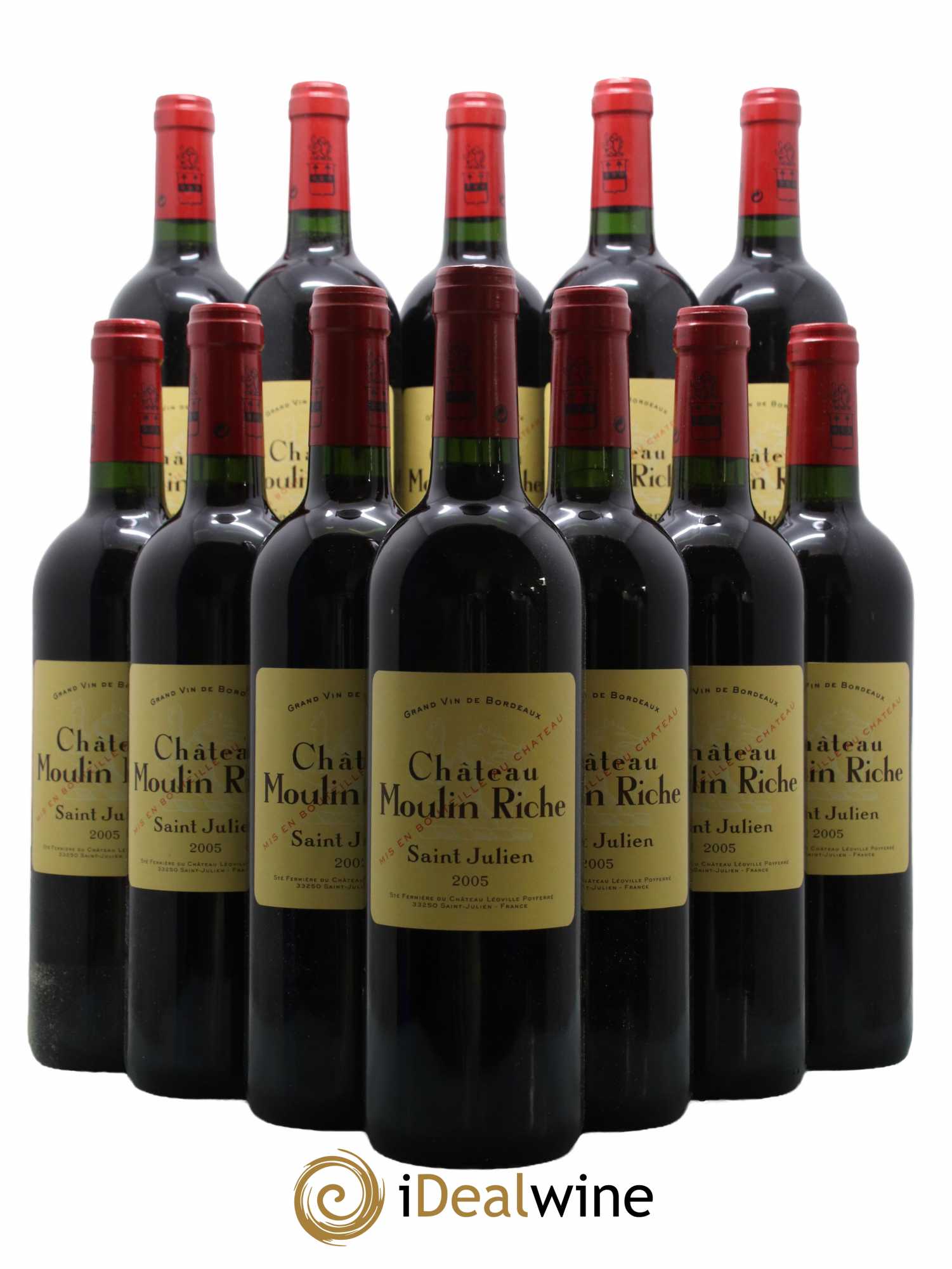 Château Moulin Riche 2005 - Lot de 12 bouteilles - 0
