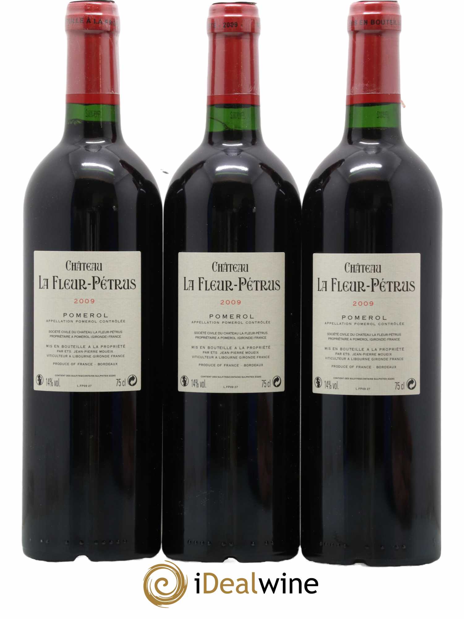 Château la Fleur Petrus 2009 - Lot de 3 bouteilles - 1