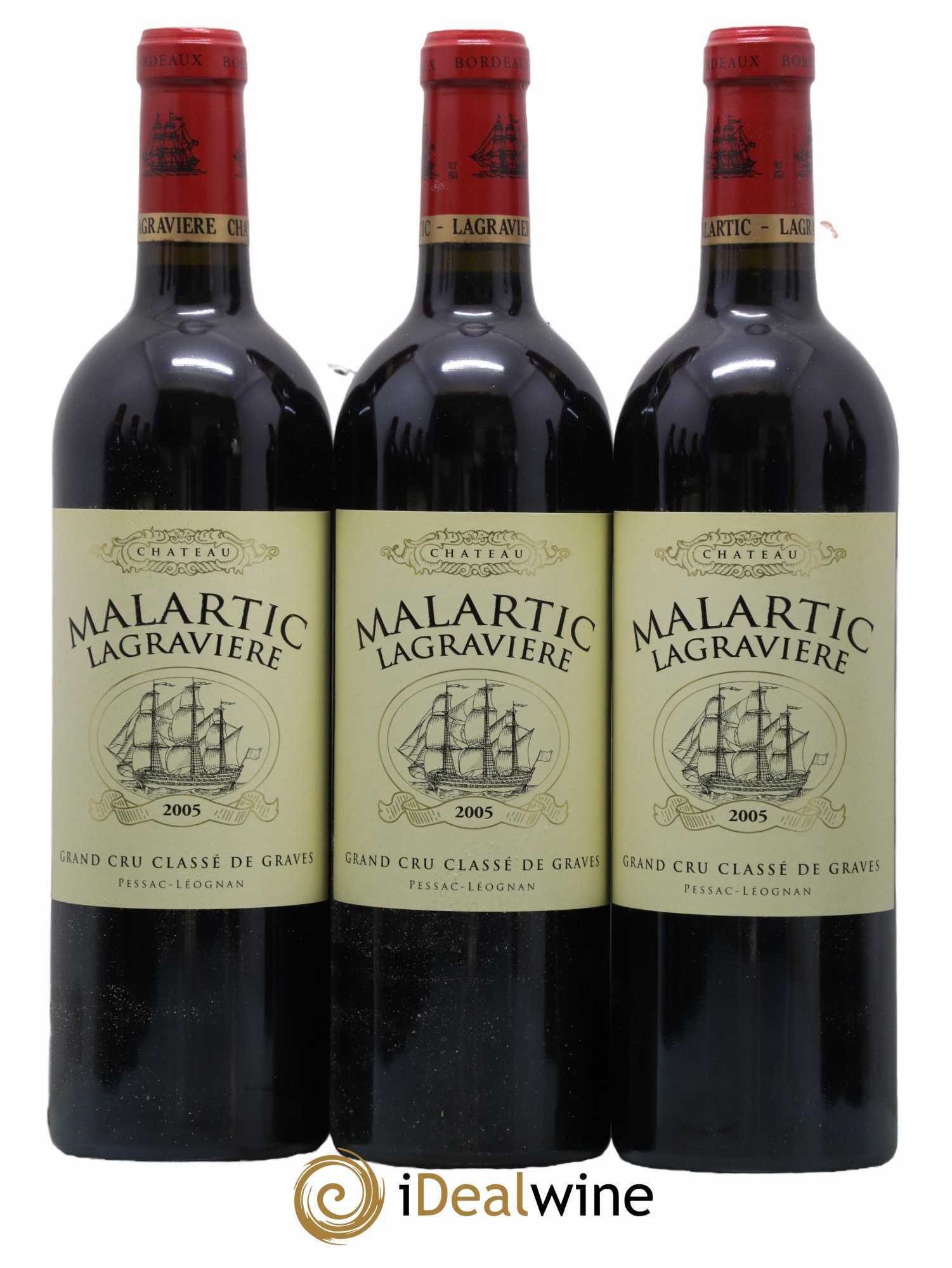 Château Malartic-Lagravière Cru Classé de Graves  2005 - Lot de 12 bouteilles - 2