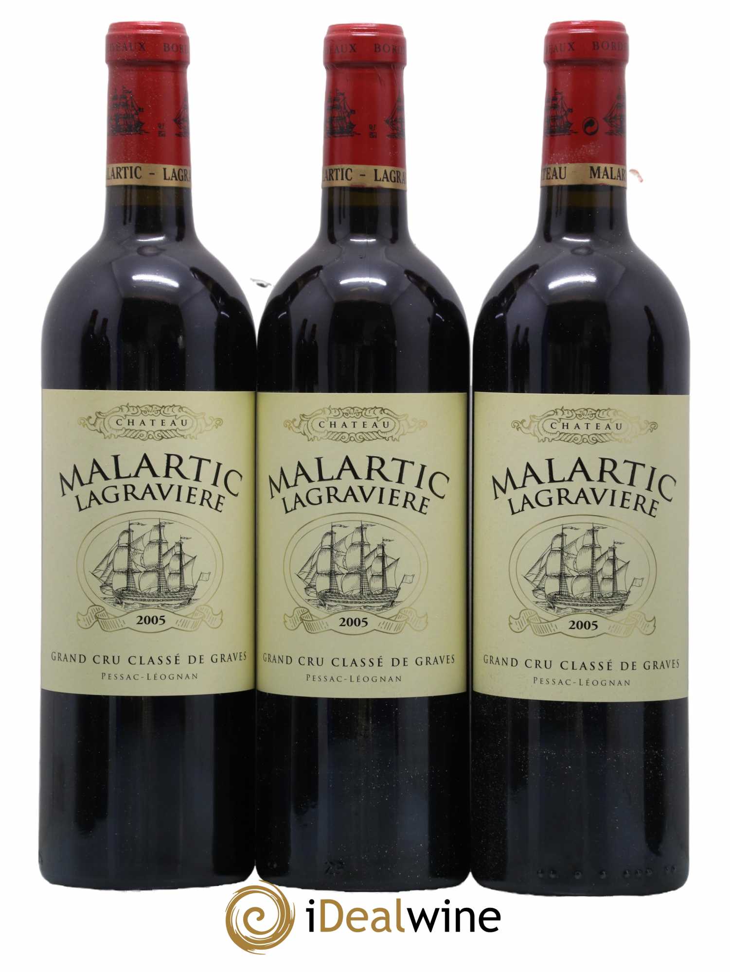 Château Malartic-Lagravière Cru Classé de Graves  2005 - Lot de 12 bouteilles - 3