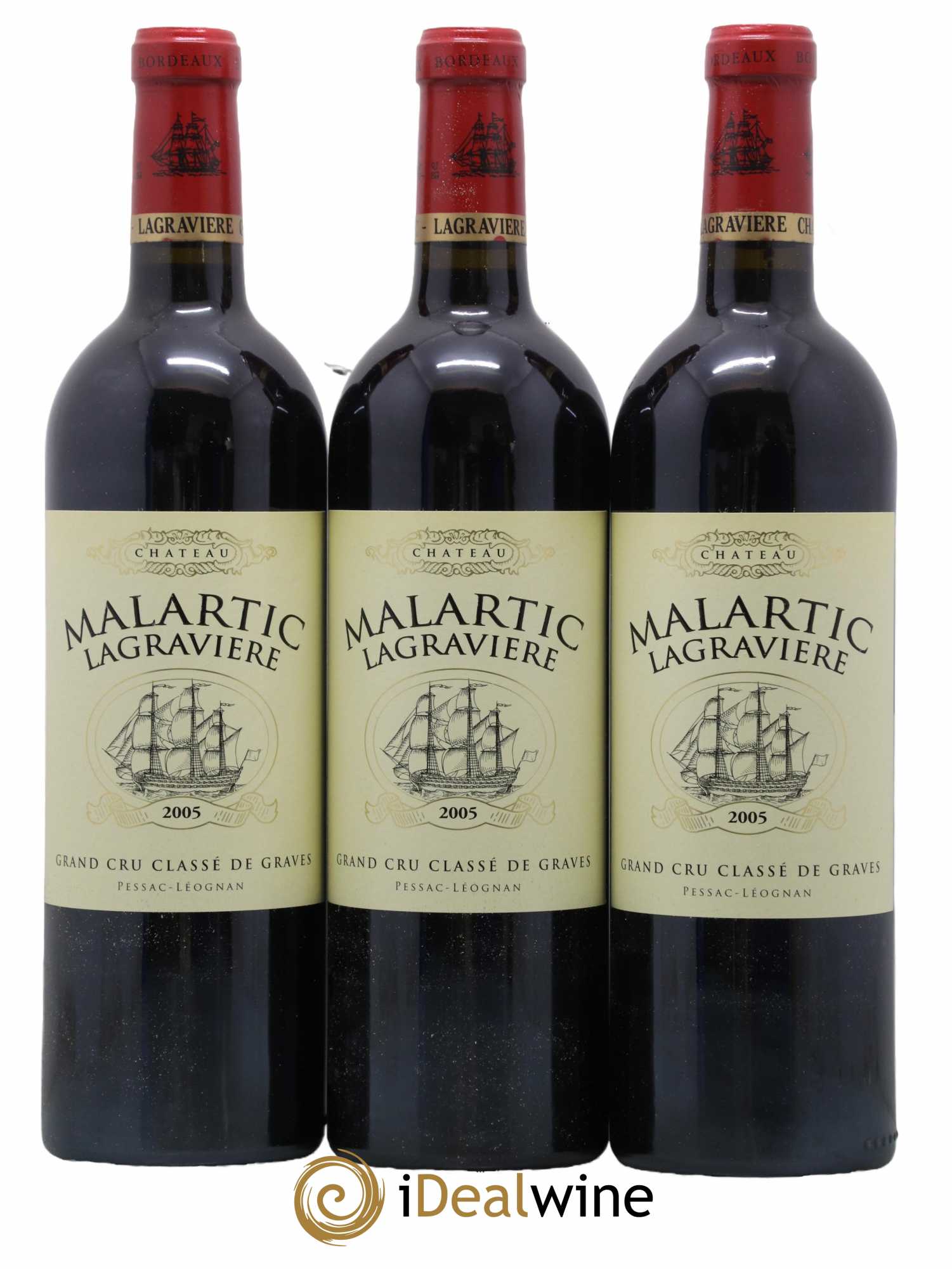 Château Malartic-Lagravière Cru Classé de Graves  2005 - Lot de 12 bouteilles - 4