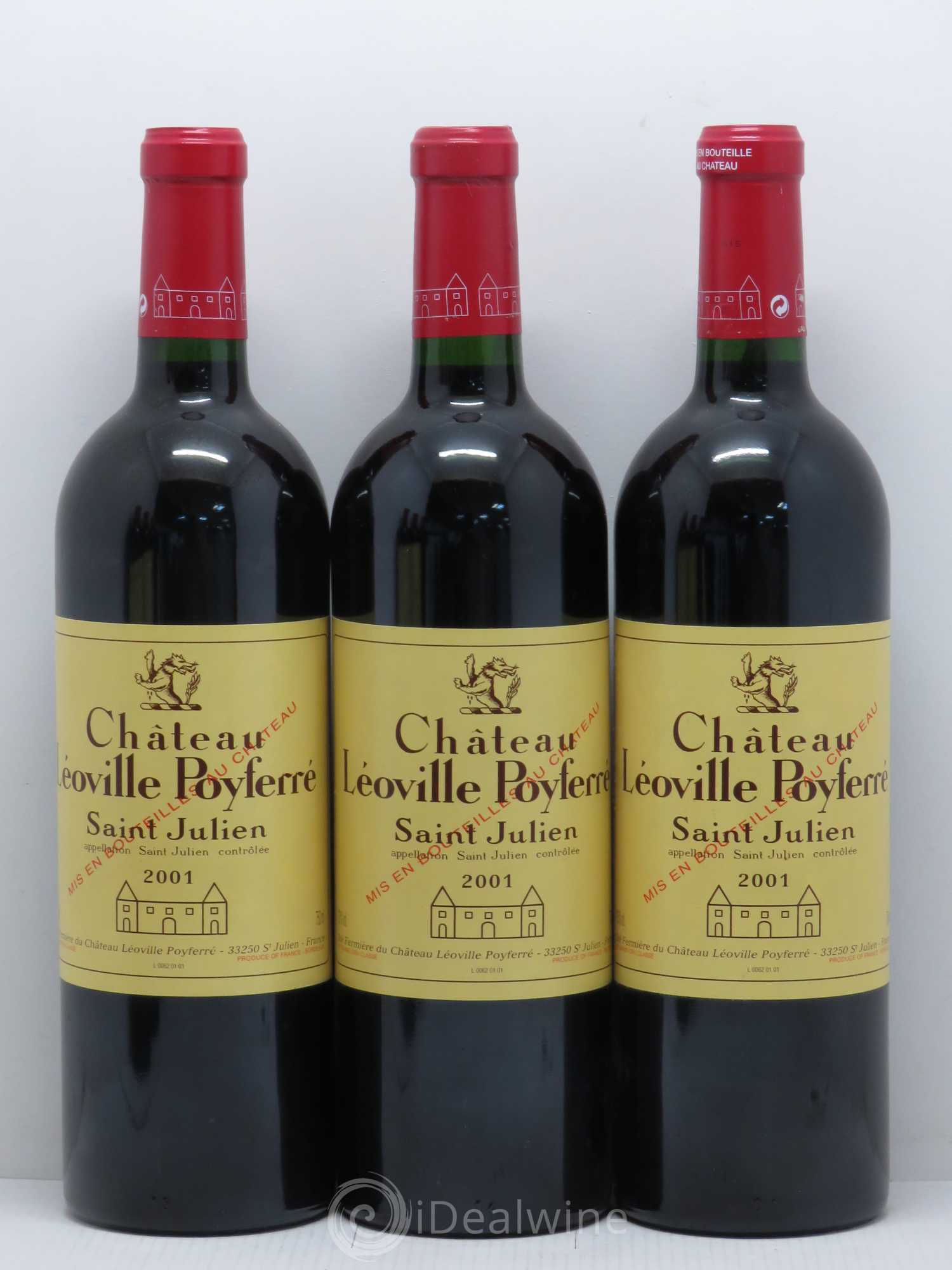 Château Léoville Poyferré 2ème Grand Cru Classé 2001 - Lot de 6 bouteilles - 2
