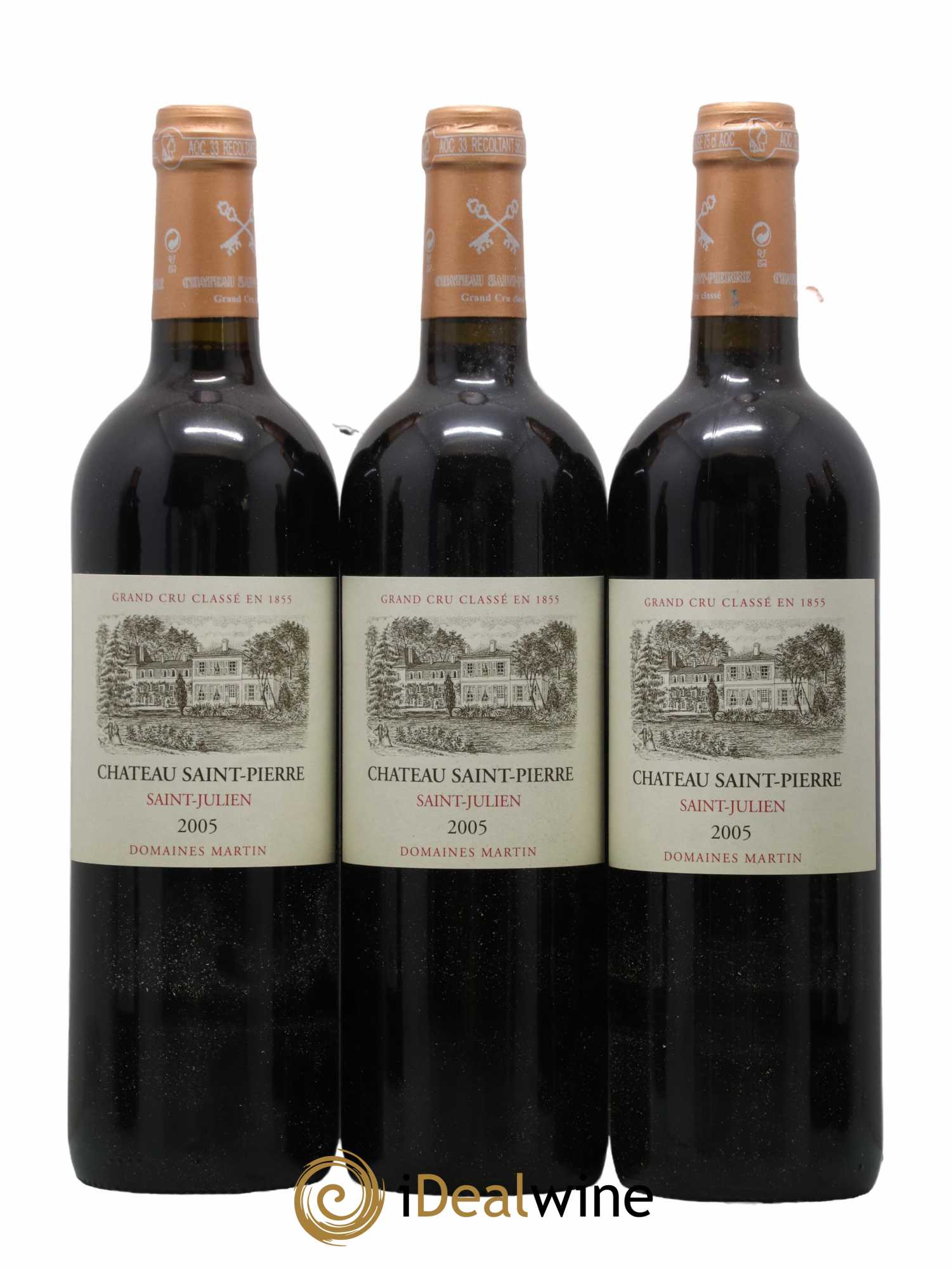 Château Saint-Pierre 4ème Grand Cru Classé 2005 - Lot de 12 bouteilles - 3