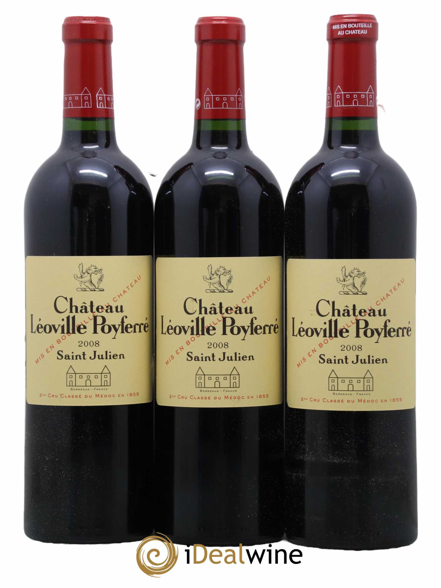 Château Léoville Poyferré 2ème Grand Cru Classé 2008 - Lot de 12 bouteilles - 4