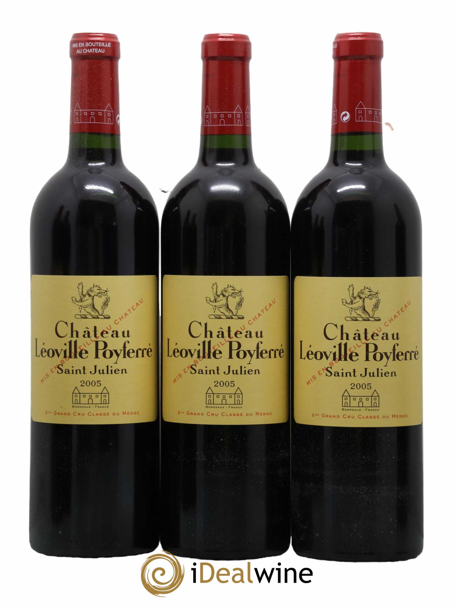 Château Léoville Poyferré 2ème Grand Cru Classé 2005 - Lot de 12 bouteilles - 3