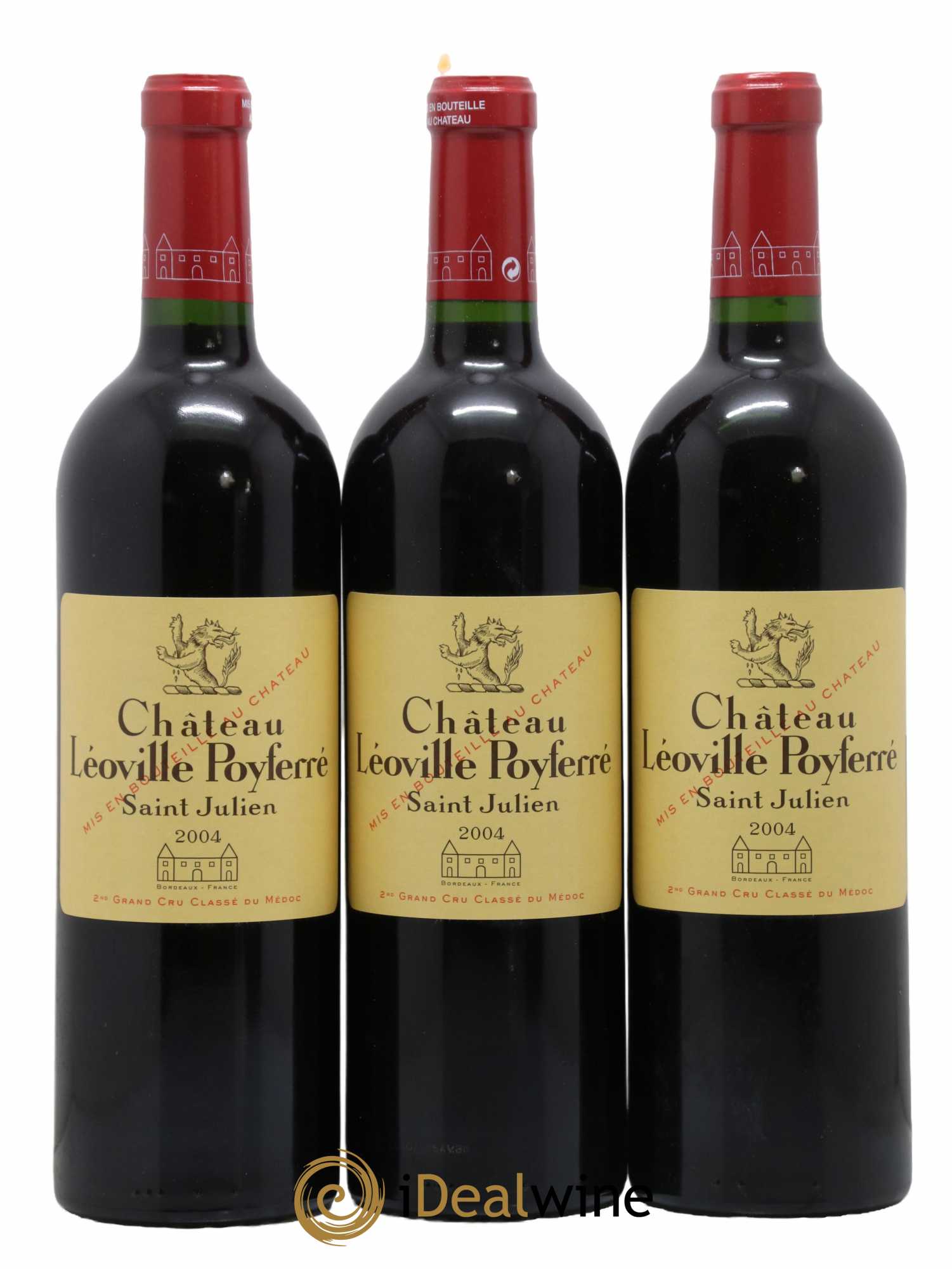Château Léoville Poyferré 2ème Grand Cru Classé 2004 - Lot de 6 bouteilles - 2
