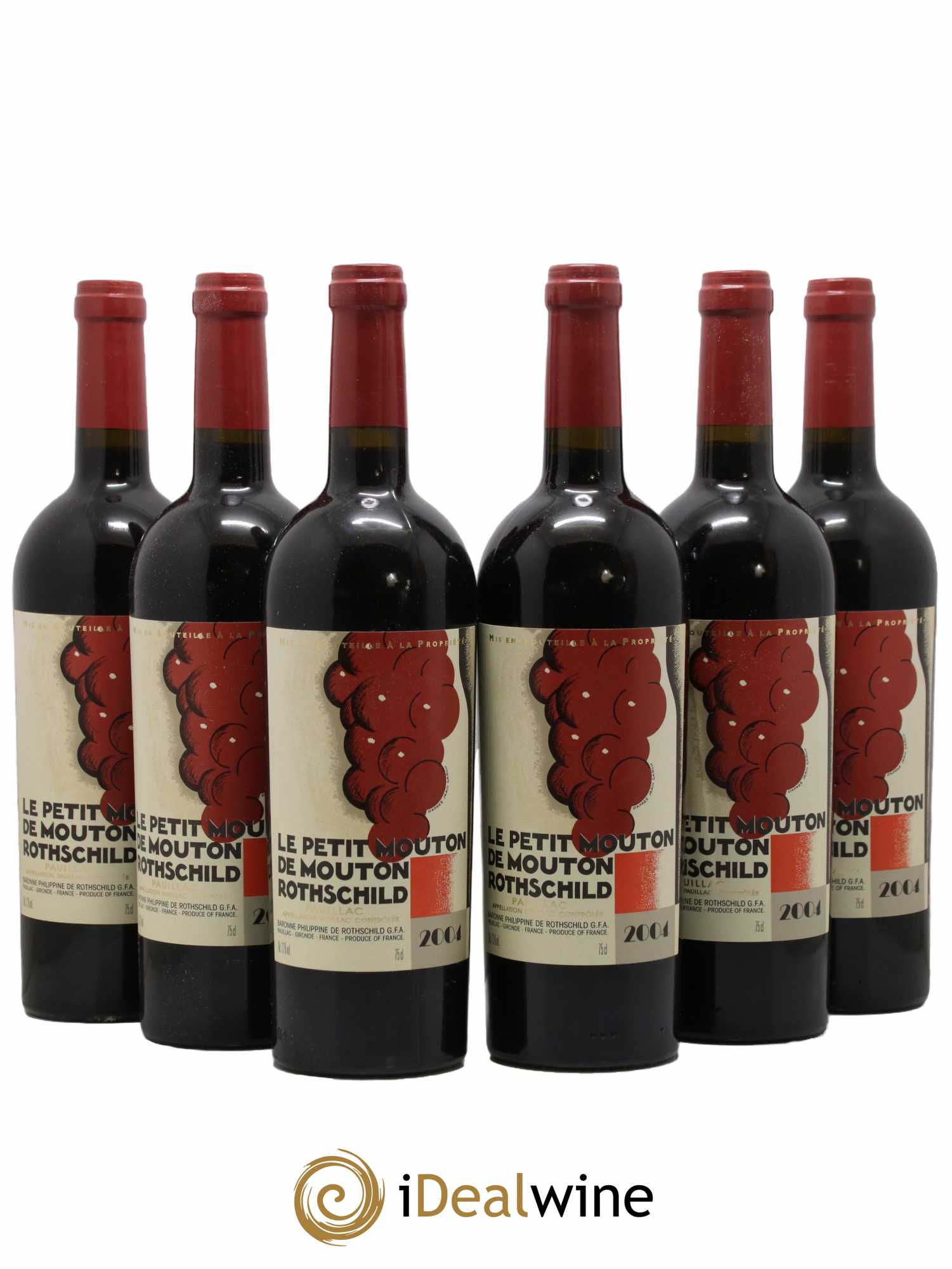 Petit Mouton Second Vin 2004 - Lot de 6 bouteilles - 0