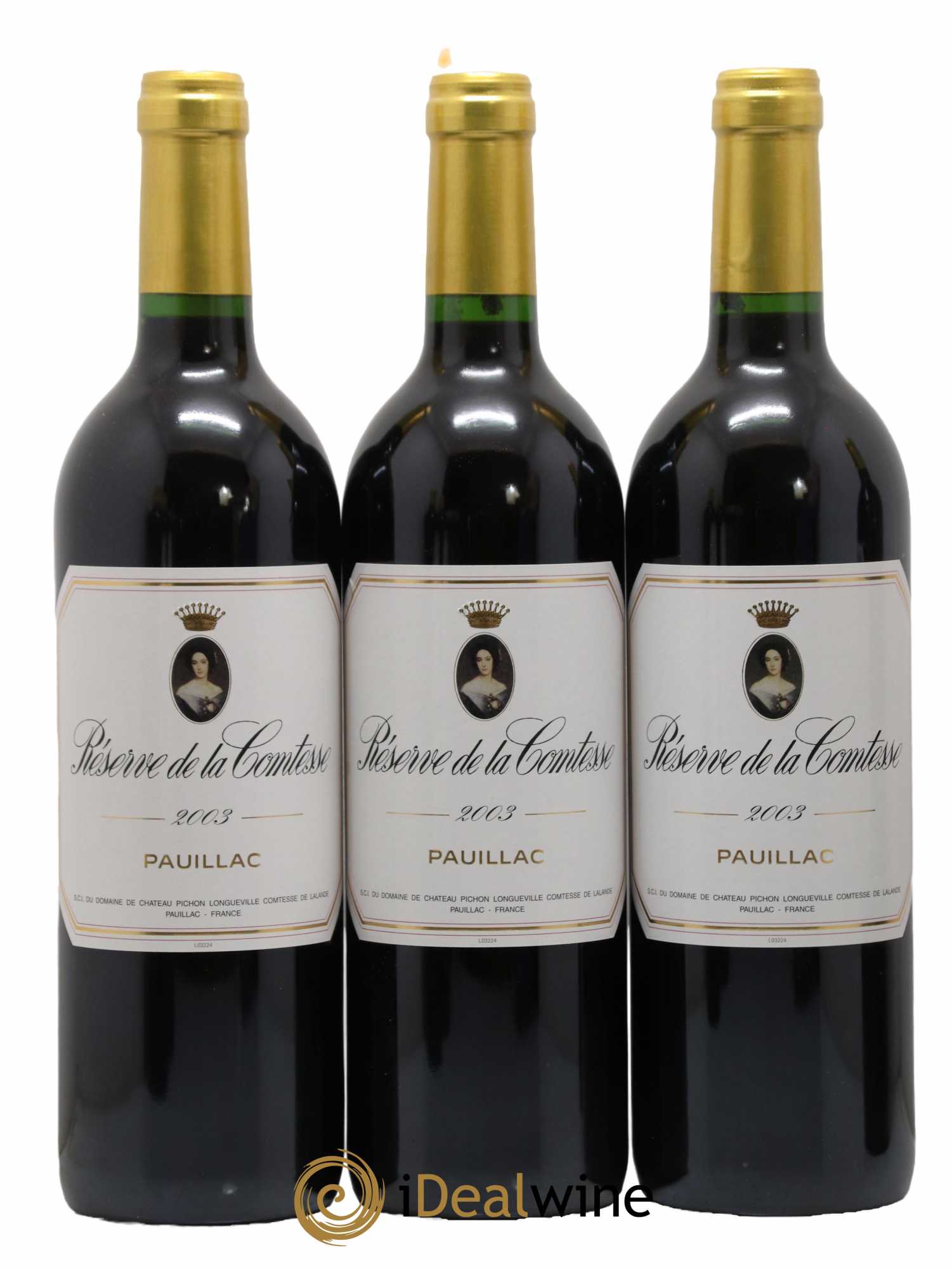 Réserve de la Comtesse Second Vin 2003 - Lot de 6 bouteilles - 1