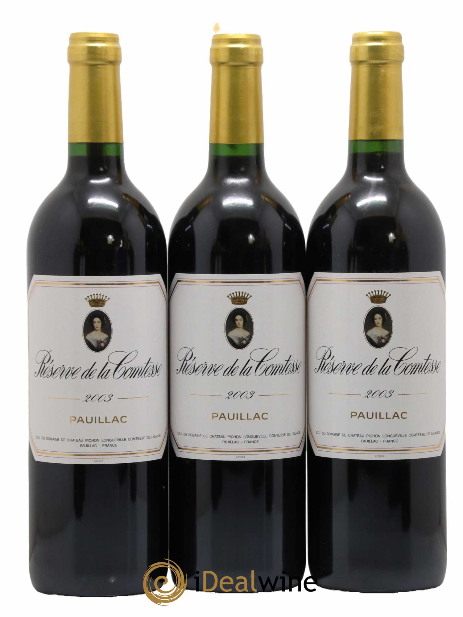Réserve de la Comtesse Second Vin 2003 - Lot de 6 bouteilles - 2