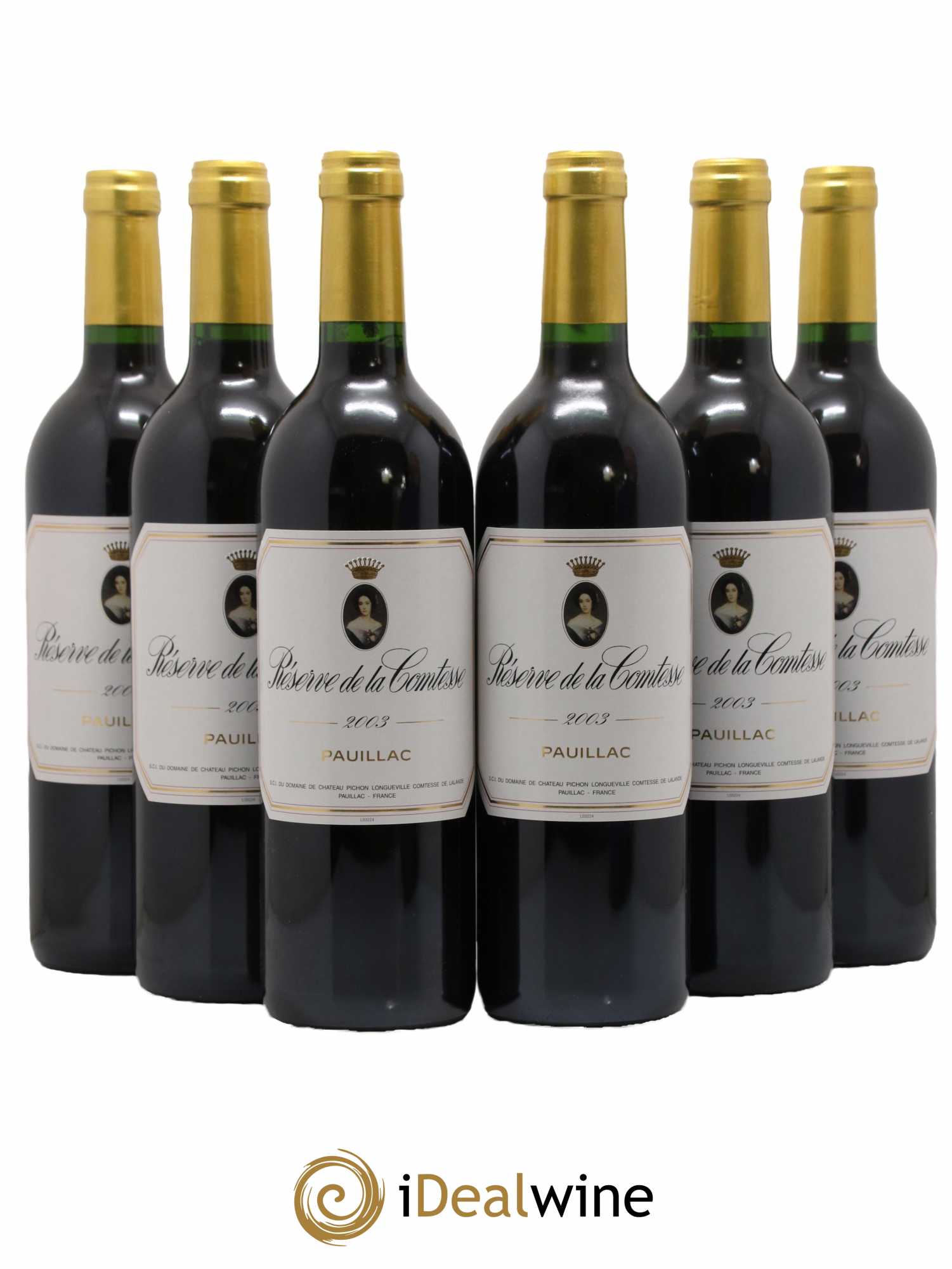 Réserve de la Comtesse Second Vin 2003 - Lot de 6 bouteilles - 0