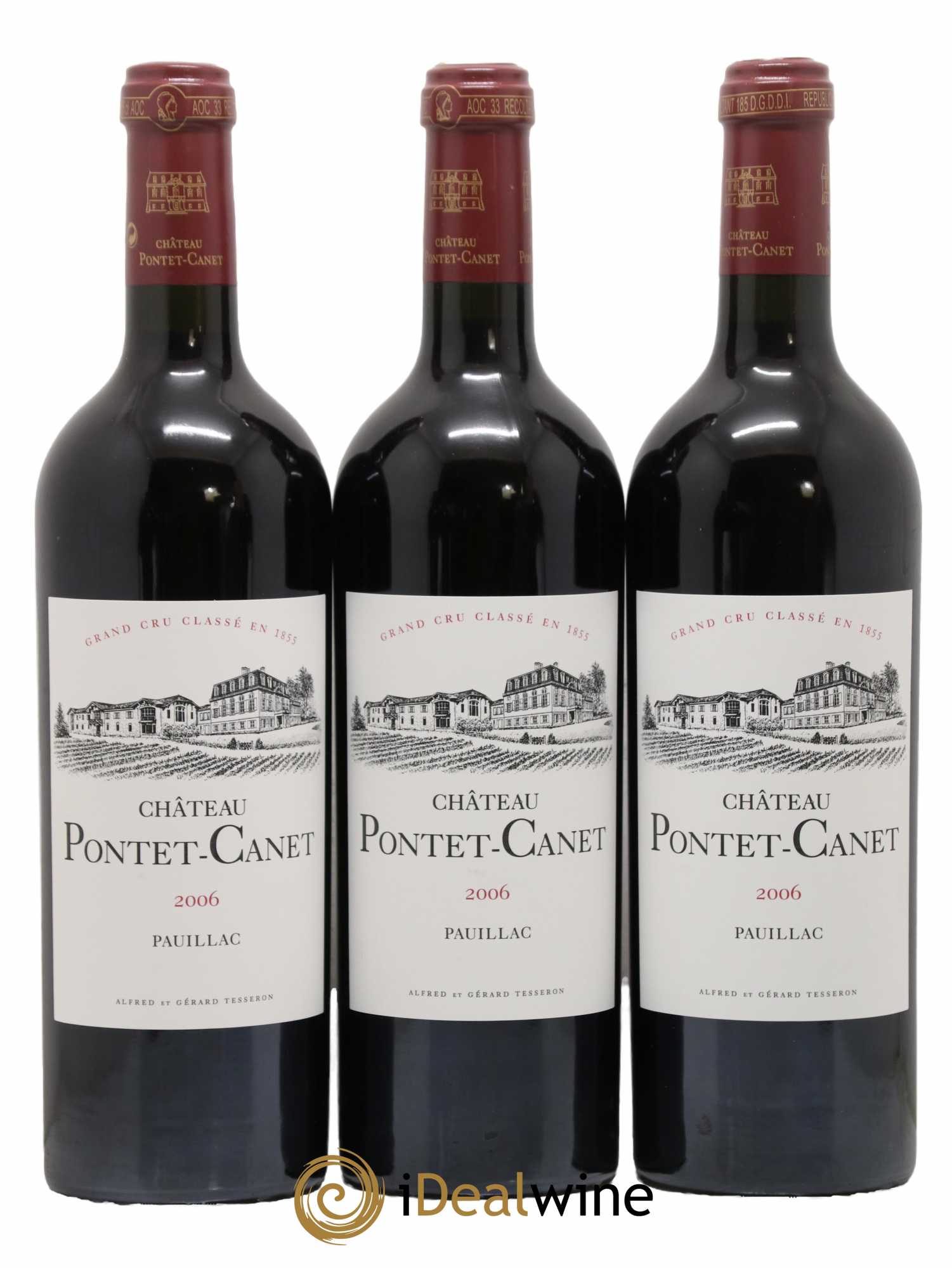 Château Pontet Canet 5ème Grand Cru Classé 2006 - Lot de 6 bouteilles - 2