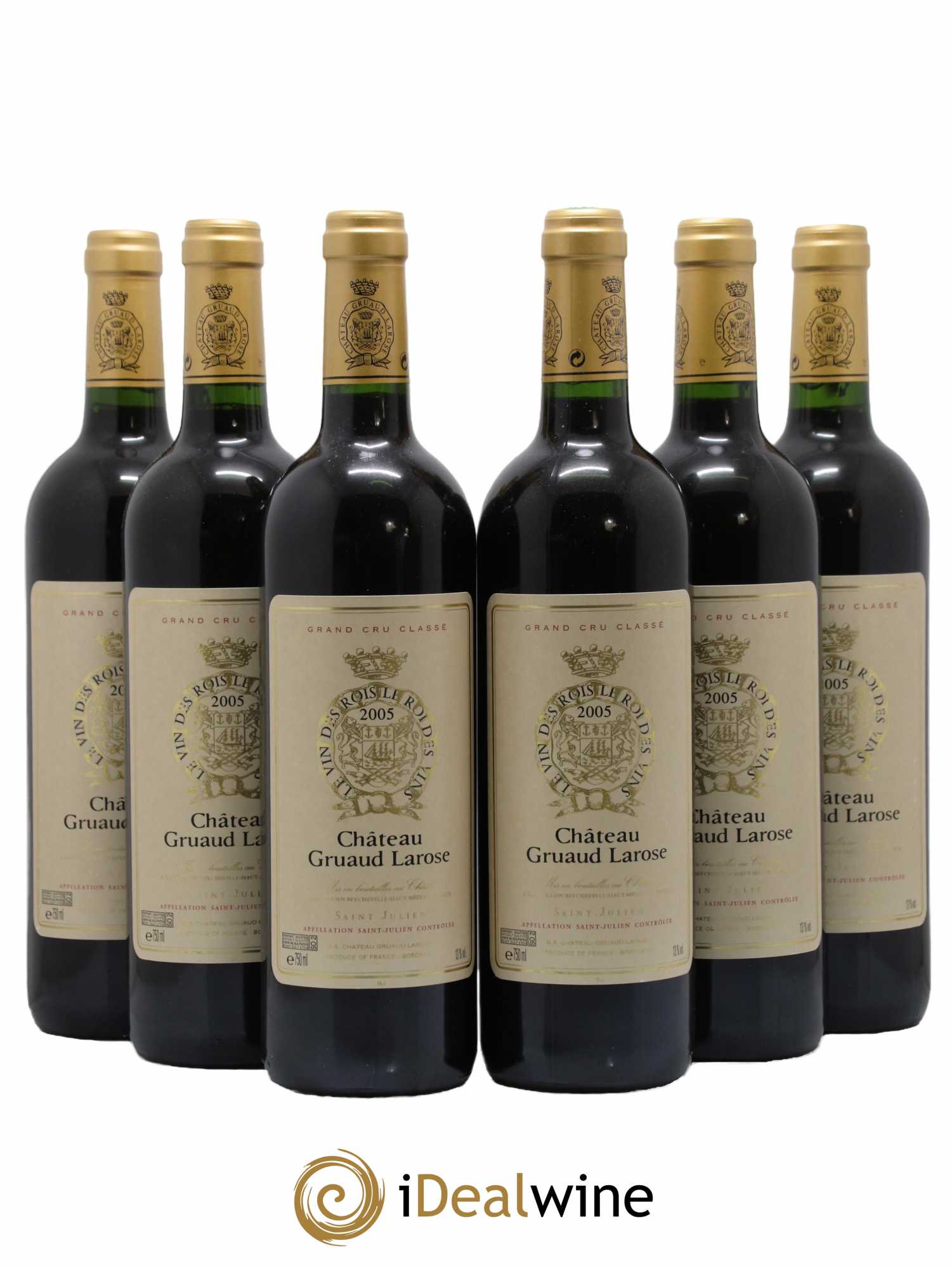 Château Gruaud Larose 2ème Grand Cru Classé 2005 - Lot de 6 bouteilles - 0